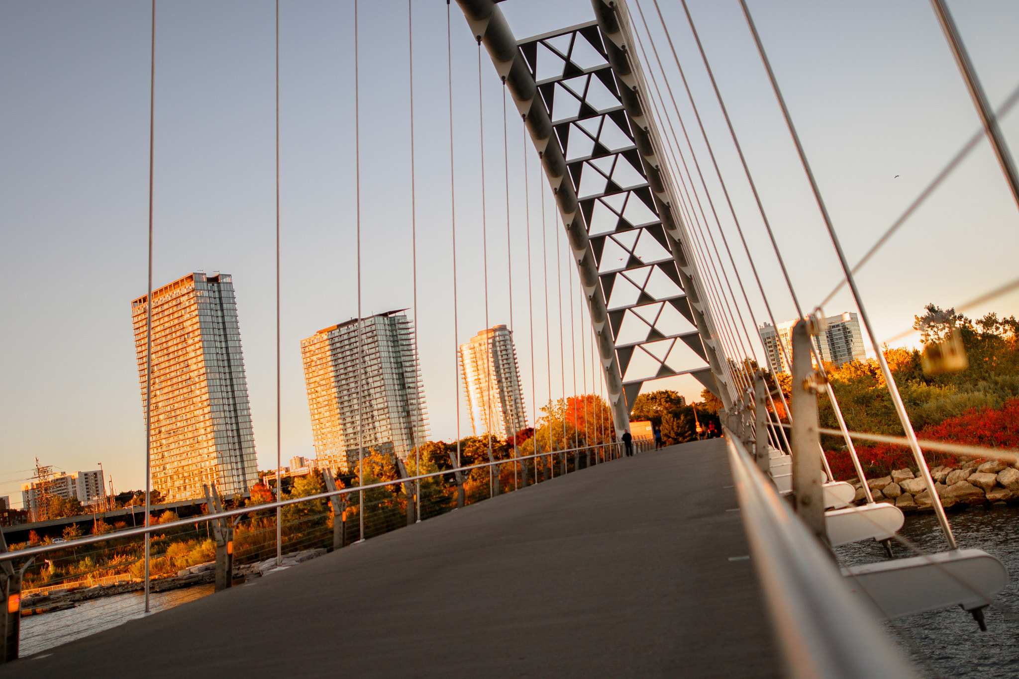 Sigma 20mm F1.4 DG HSM Art sample photo. Hamber bridge photography