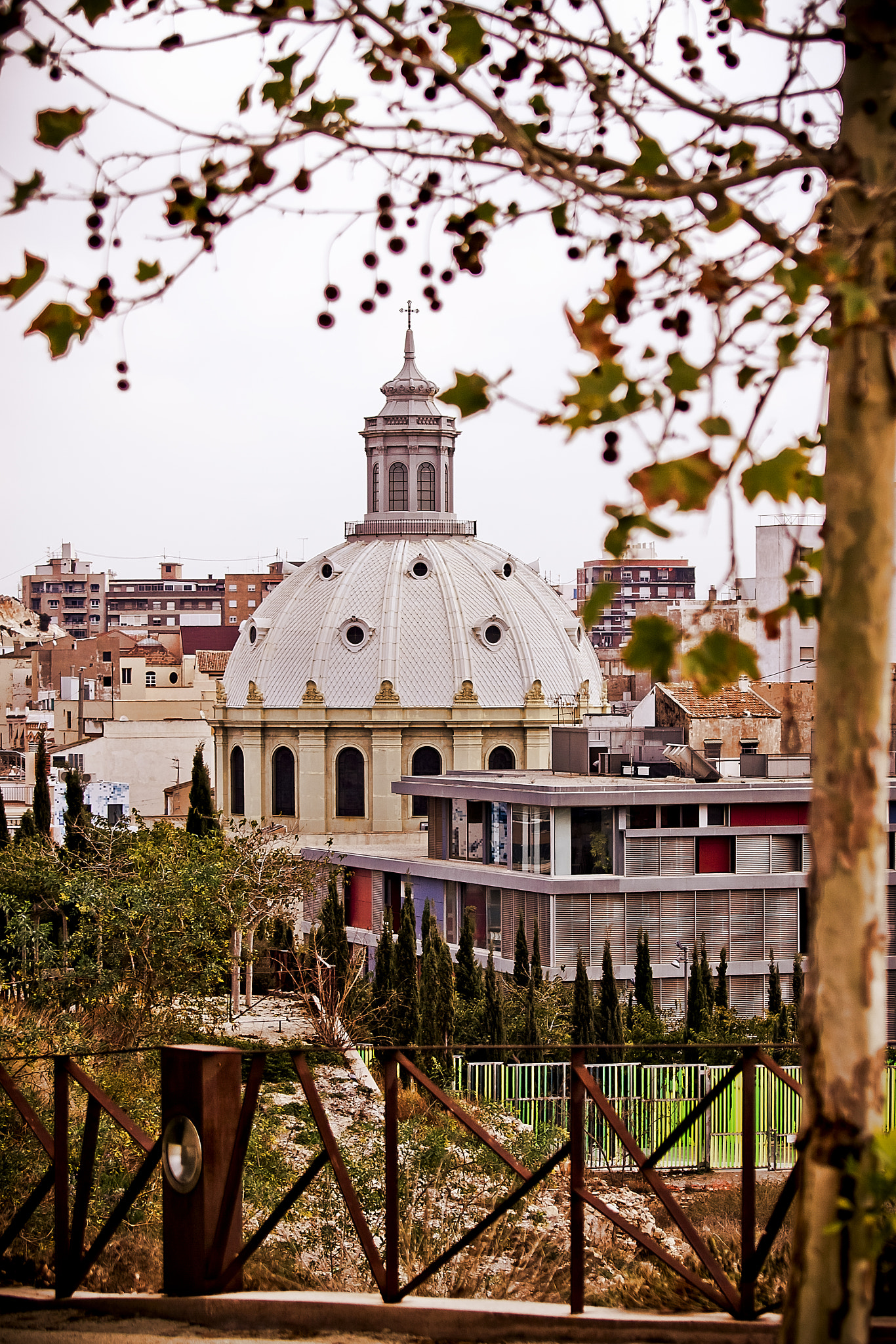 Canon EOS 50D + Canon EF 70-200mm F4L IS USM sample photo. Cupula iglesia de la caridad (cartagena) photography