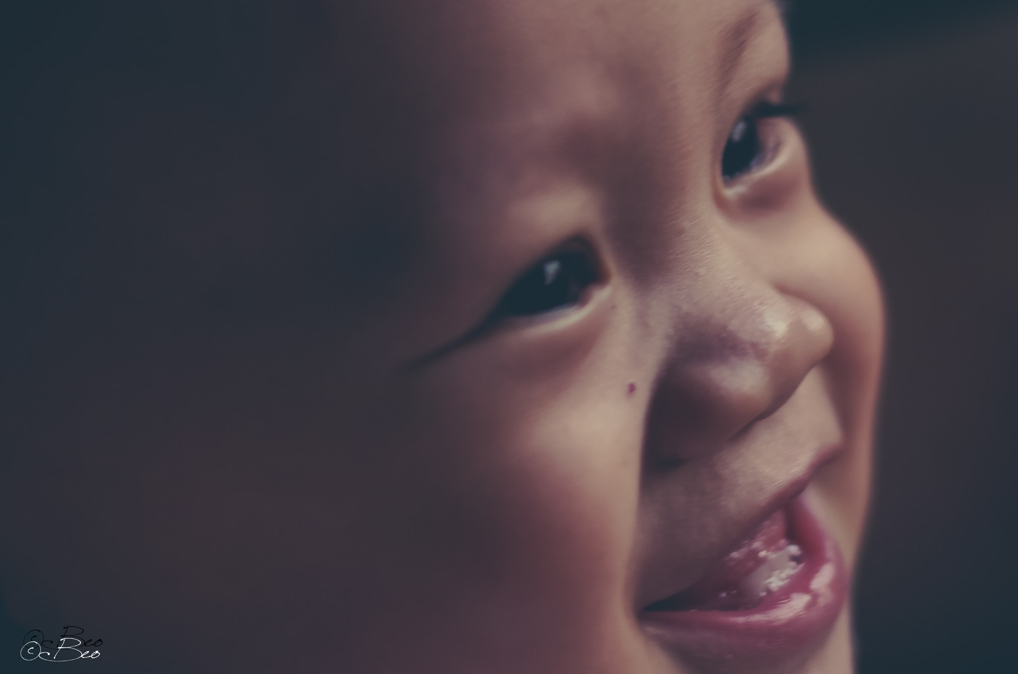 Pentax K-5 + Pentax smc DA 50mm F1.8 sample photo. Baby smile photography