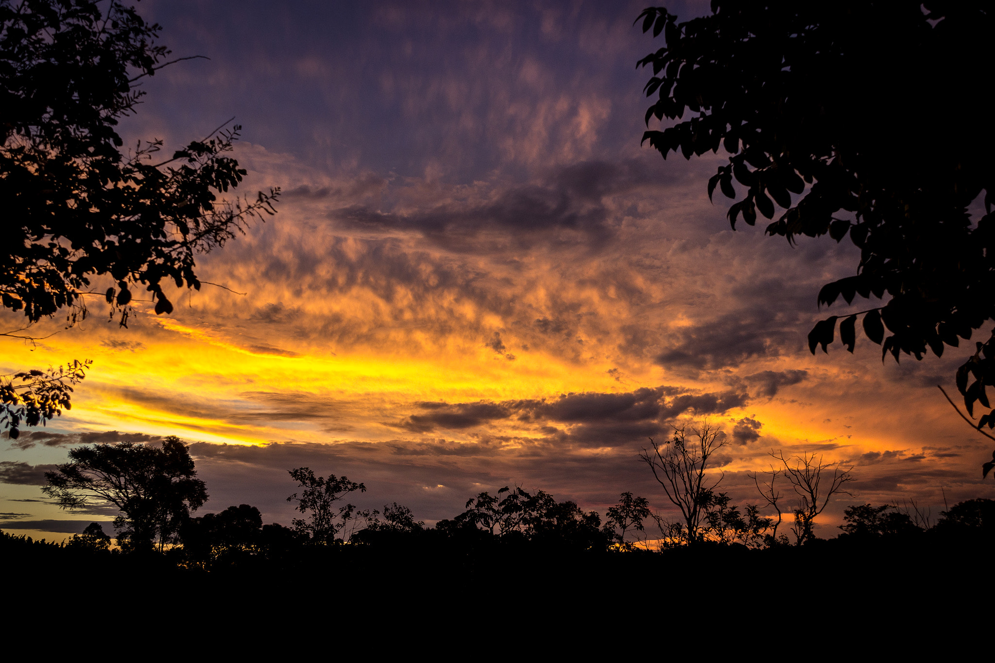 Canon EF-S 18-200mm F3.5-5.6 IS sample photo. Fire in the sky photography