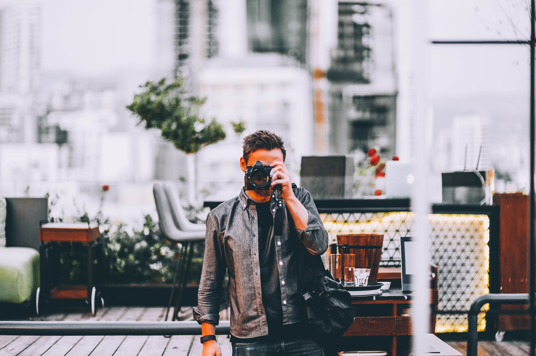 Nikon Df + Sigma 85mm F1.4 EX DG HSM sample photo. Selfie photography