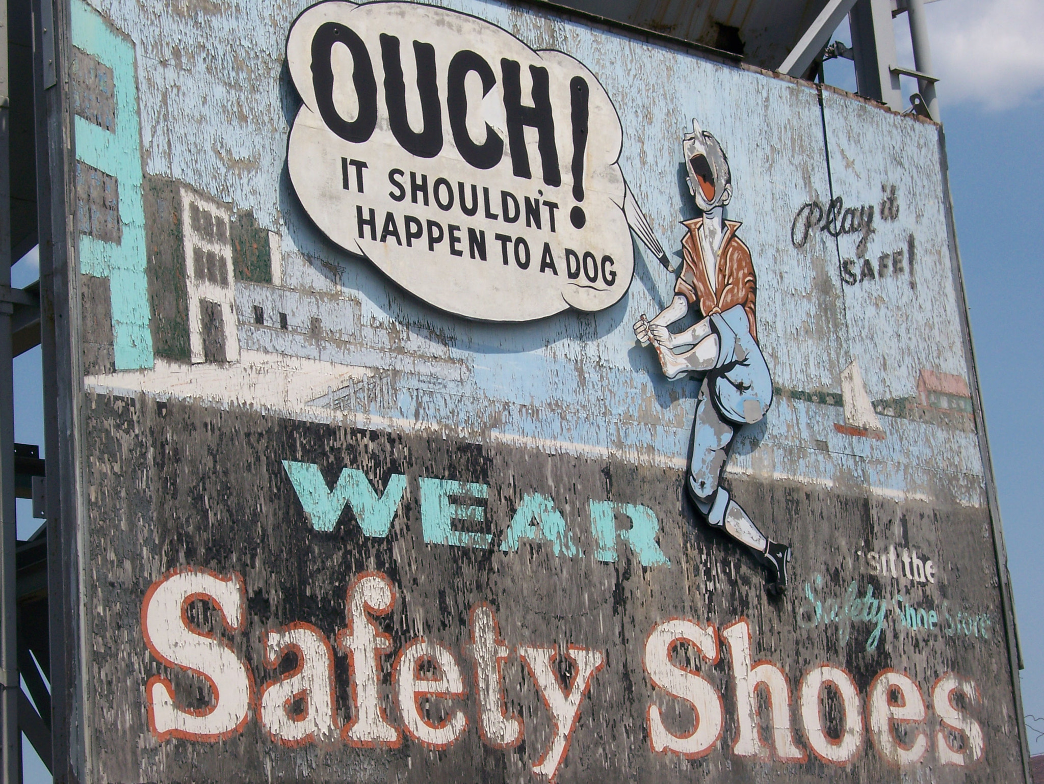Kodak V603 ZOOM DIGITAL CAMERA sample photo. Mid 20th century billboard, boston massachusetts photography