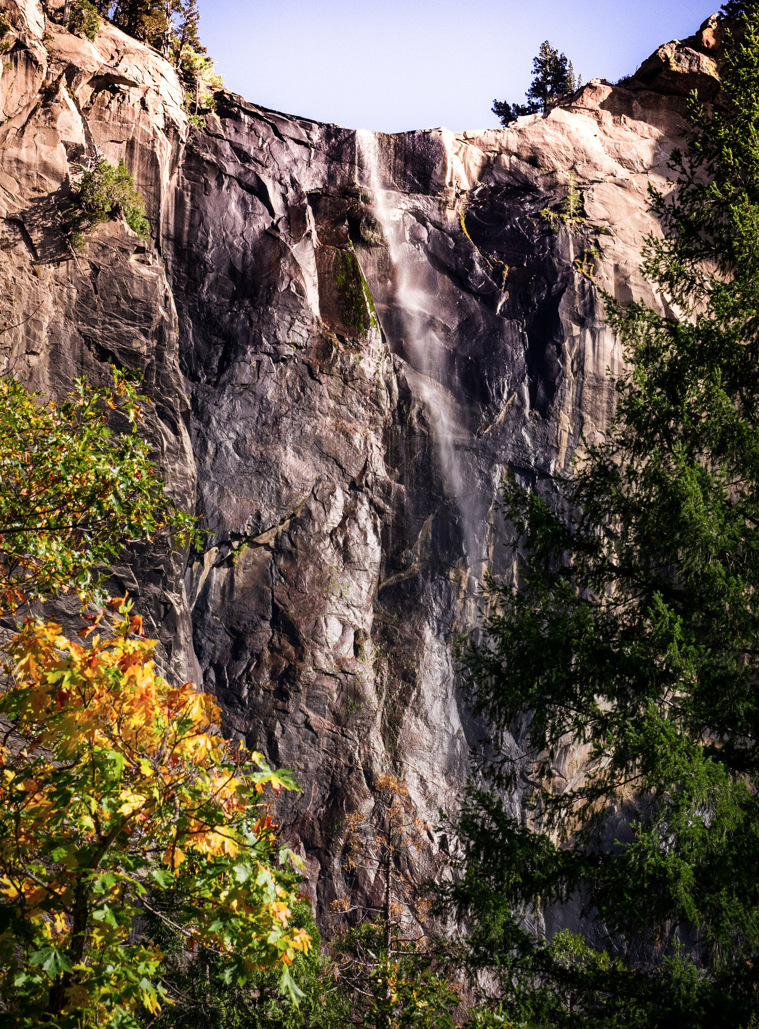 Olympus OM-D E-M10 II sample photo. Bridalveil falls photography