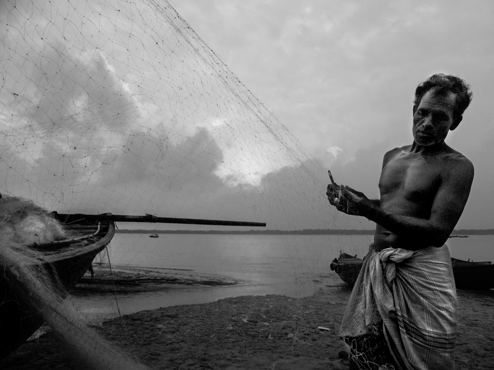 Panasonic Lumix DMC-LZ20 sample photo. Life at fishing village photography