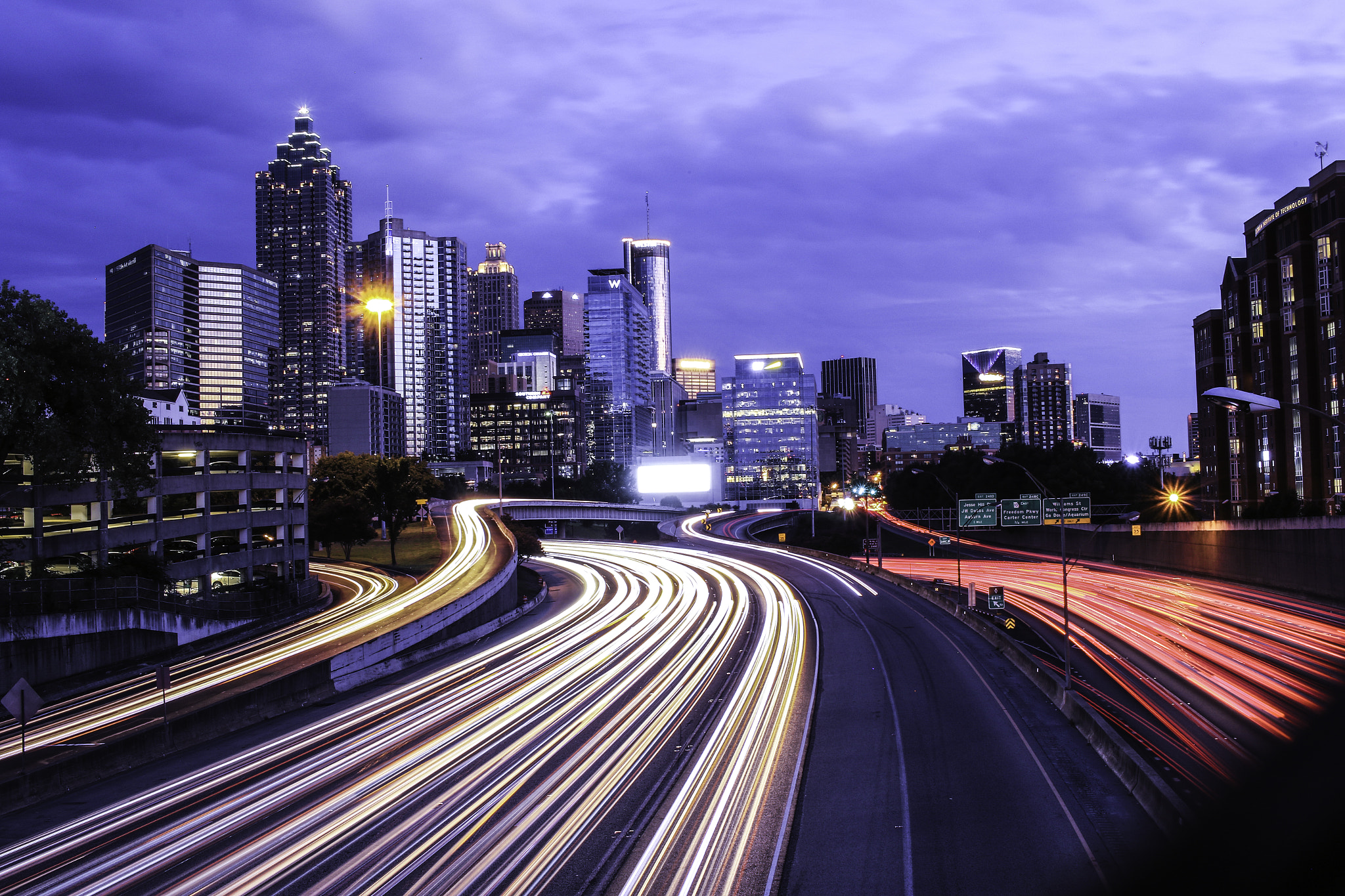 Canon EF-S 24mm F2.8 STM sample photo. Atlanta-downtown photography