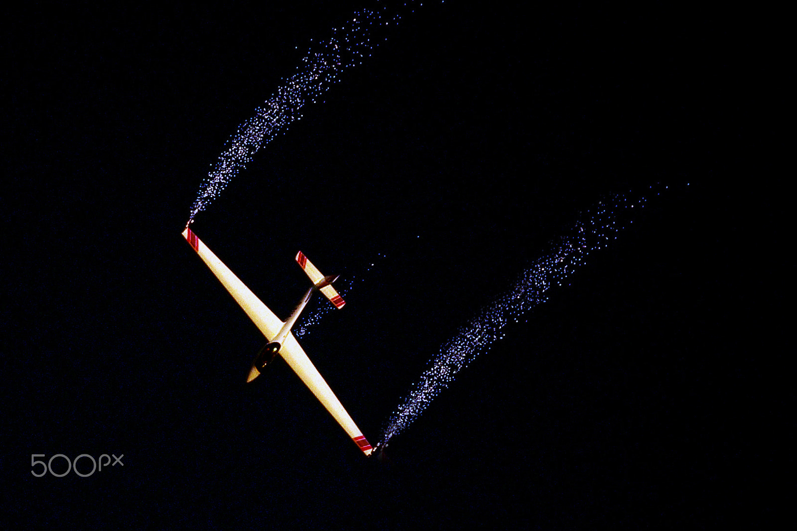 Pentax K-5 sample photo. Glider - sunset airshow photography