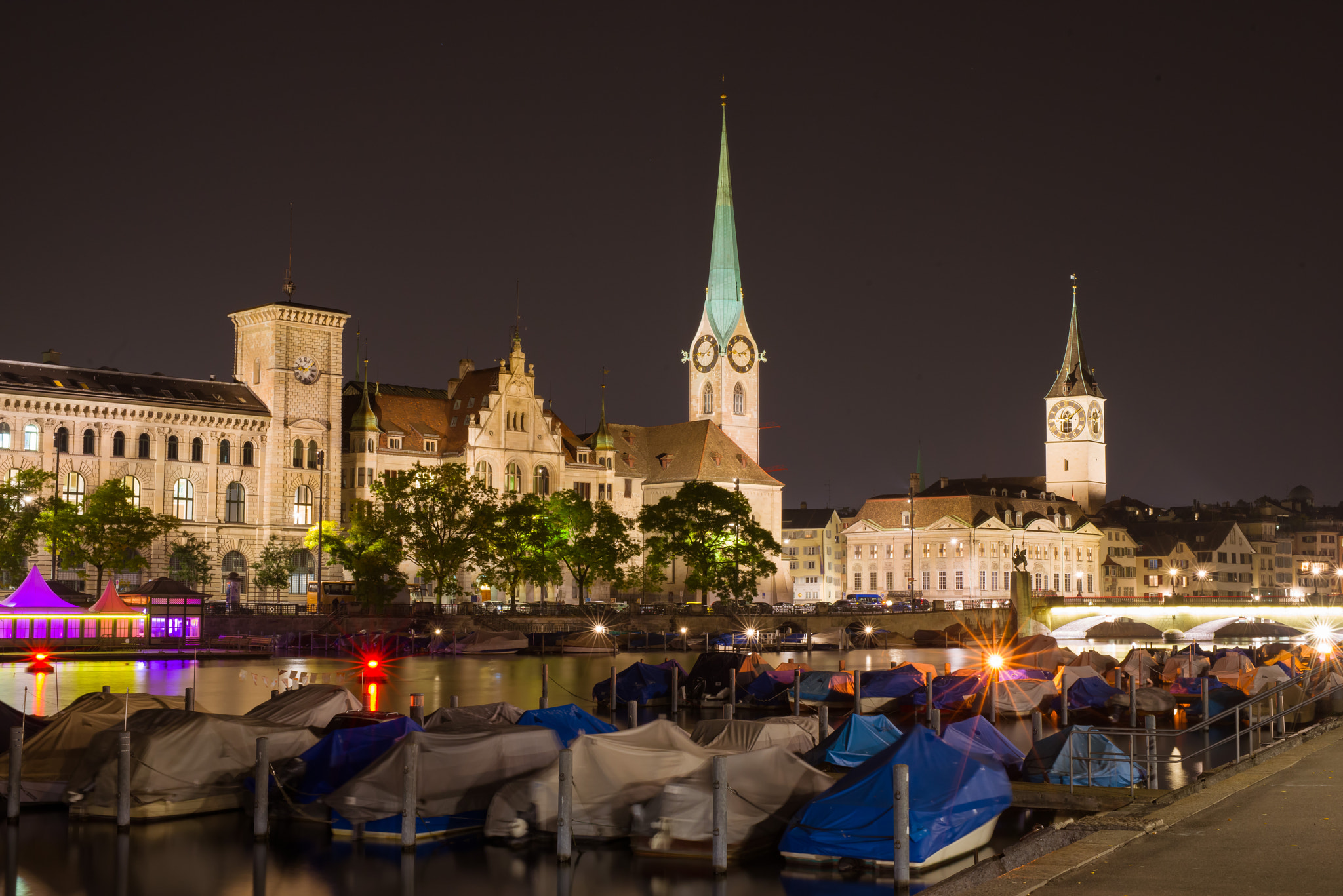 Nikon D800E + Sigma 50mm F1.4 DG HSM Art sample photo. Fraumünster church, zurich photography