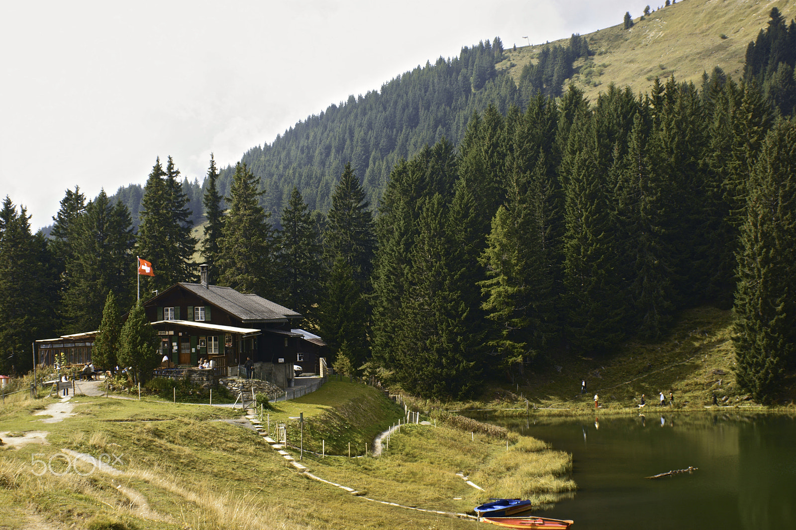 Minolta AF 35-80mm F4-5.6 sample photo. A house on alpen photography