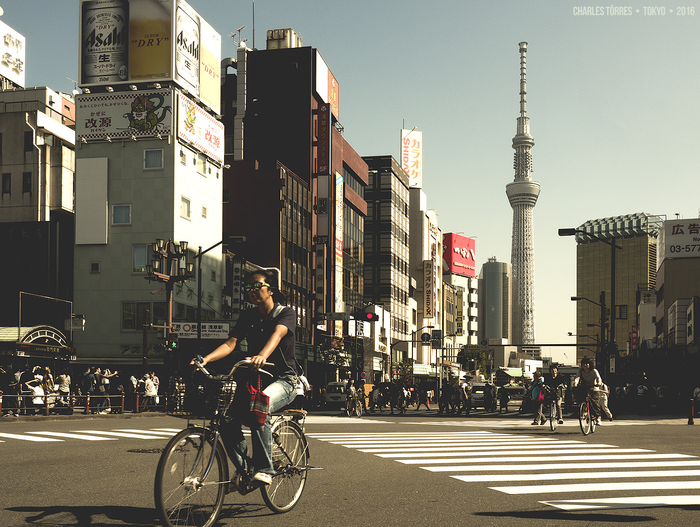 Olympus PEN-F sample photo. Bikes in tokyo photography