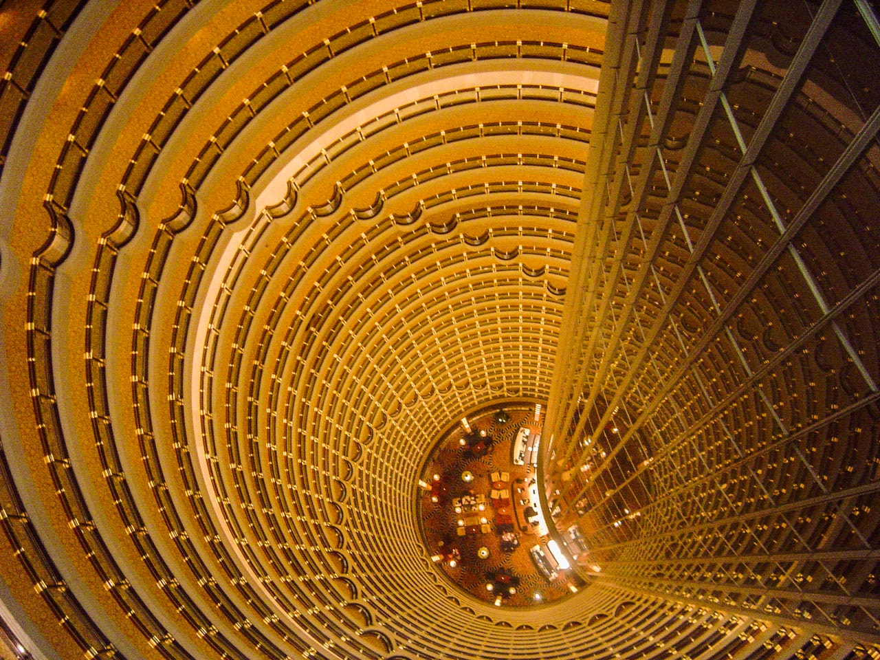 Sony DSC-P92 sample photo. Inside jin mao tower, shanghai, china photography