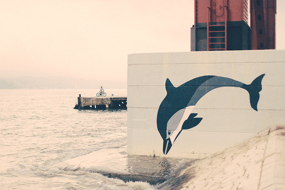 Canon EOS-1Ds Mark II sample photo. 25 de abril bridge in lisbon, portugal. vintage co photography