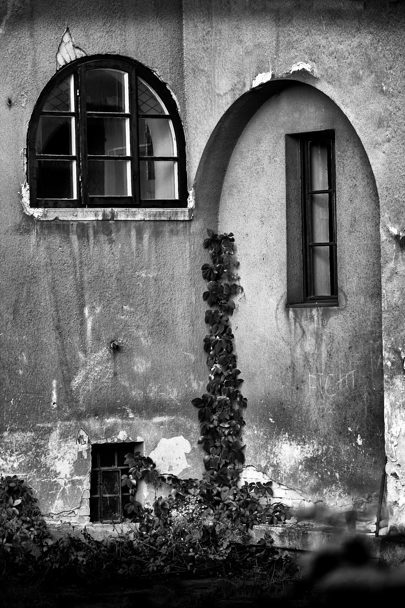 Canon EOS 30D sample photo. Dilapidated house photography