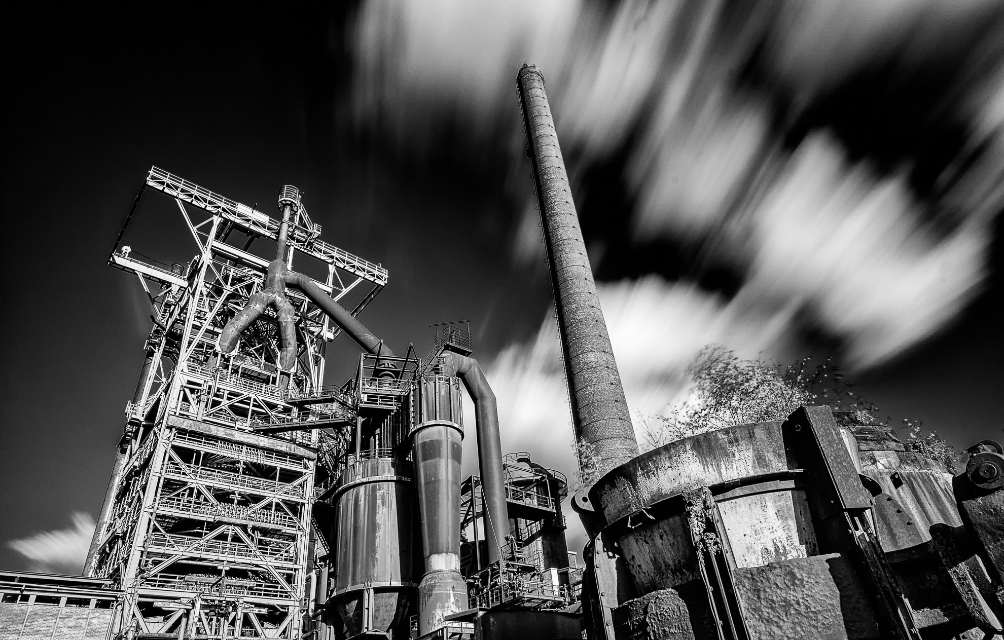 Tokina AT-X Pro 12-24mm F4 (IF) DX sample photo. Furnace at the abandoned steel works in hattingen photography