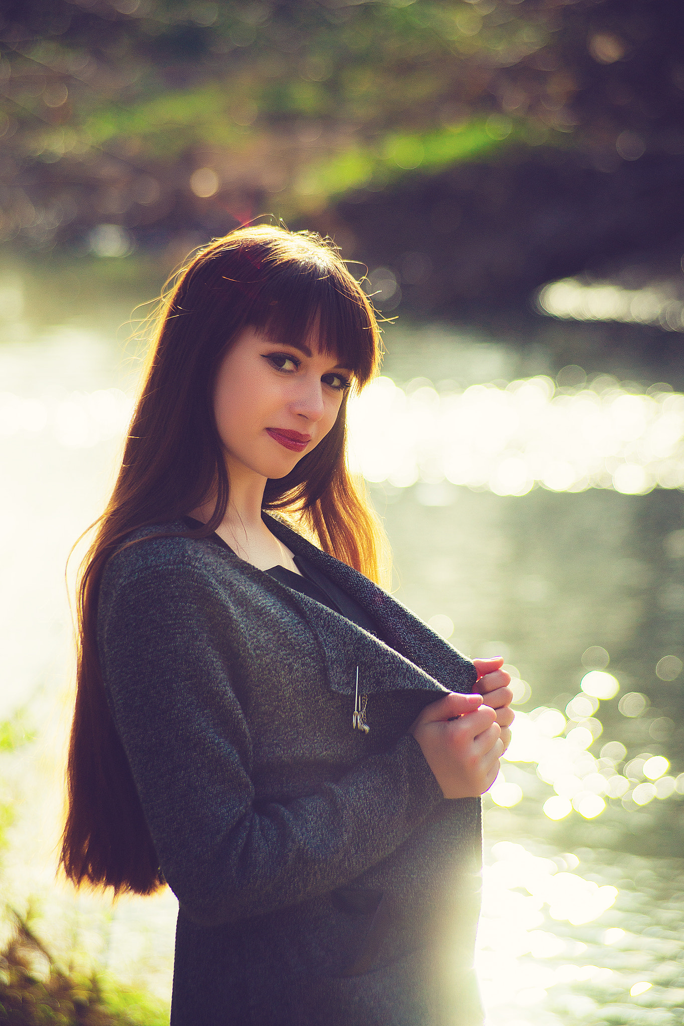 Sony Alpha DSLR-A850 + Tamron SP AF 35-105mm F2.8 LD Aspherical IF sample photo. Autumn portrait photography