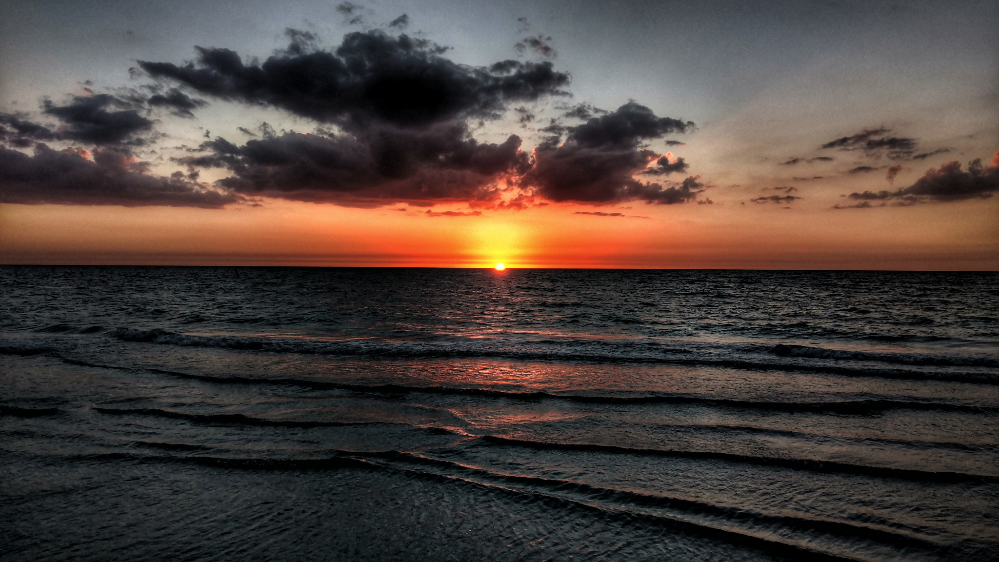 Motorola Moto X Pure Edition sample photo. Gulf sunset photography