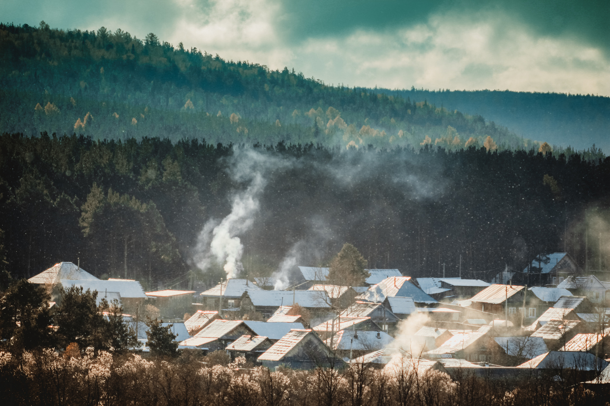 Canon EF 35-80mm f/4-5.6 sample photo. деревушка photography