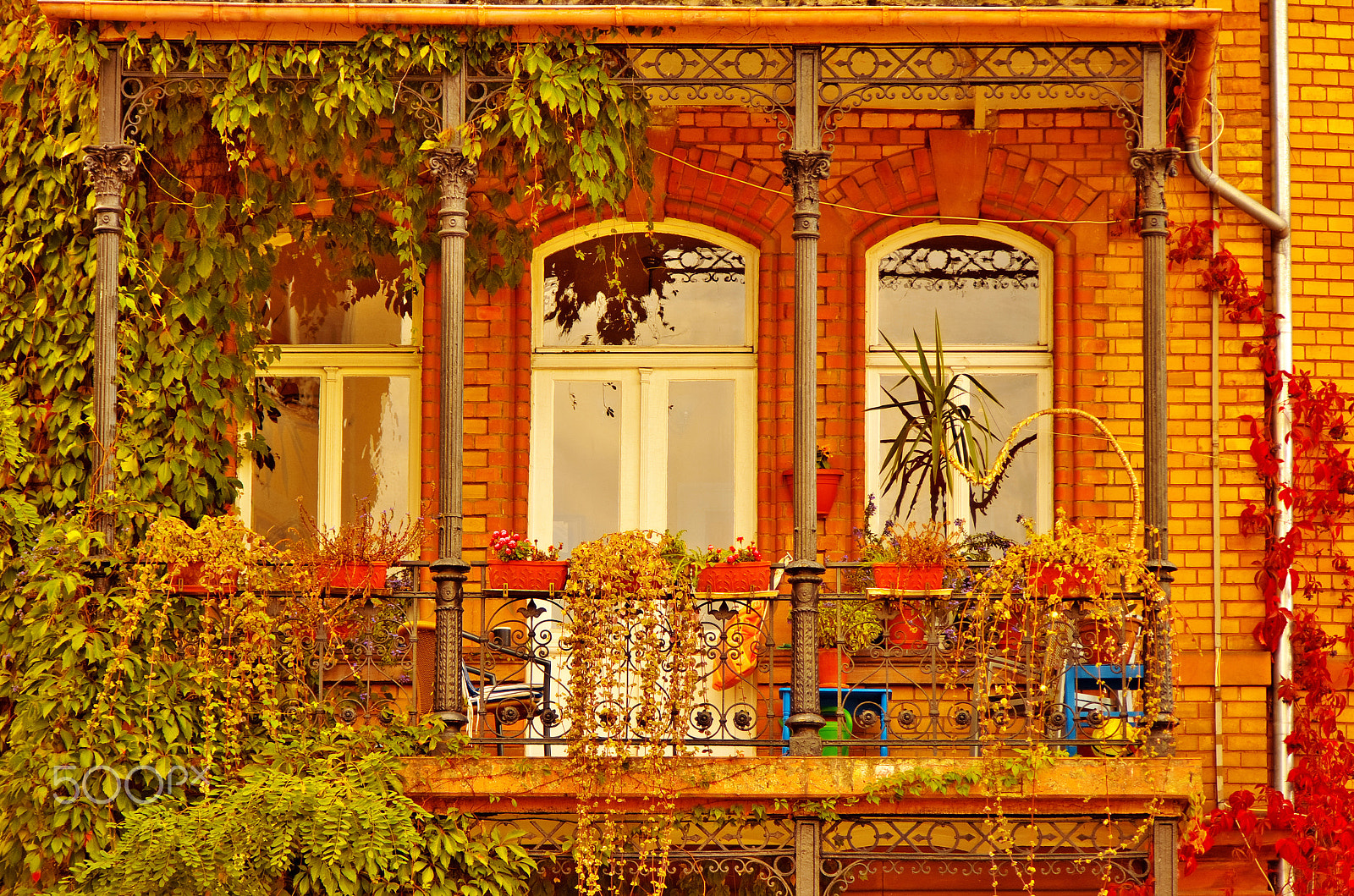 Pentax K-30 sample photo. Balcony in the evening sun photography