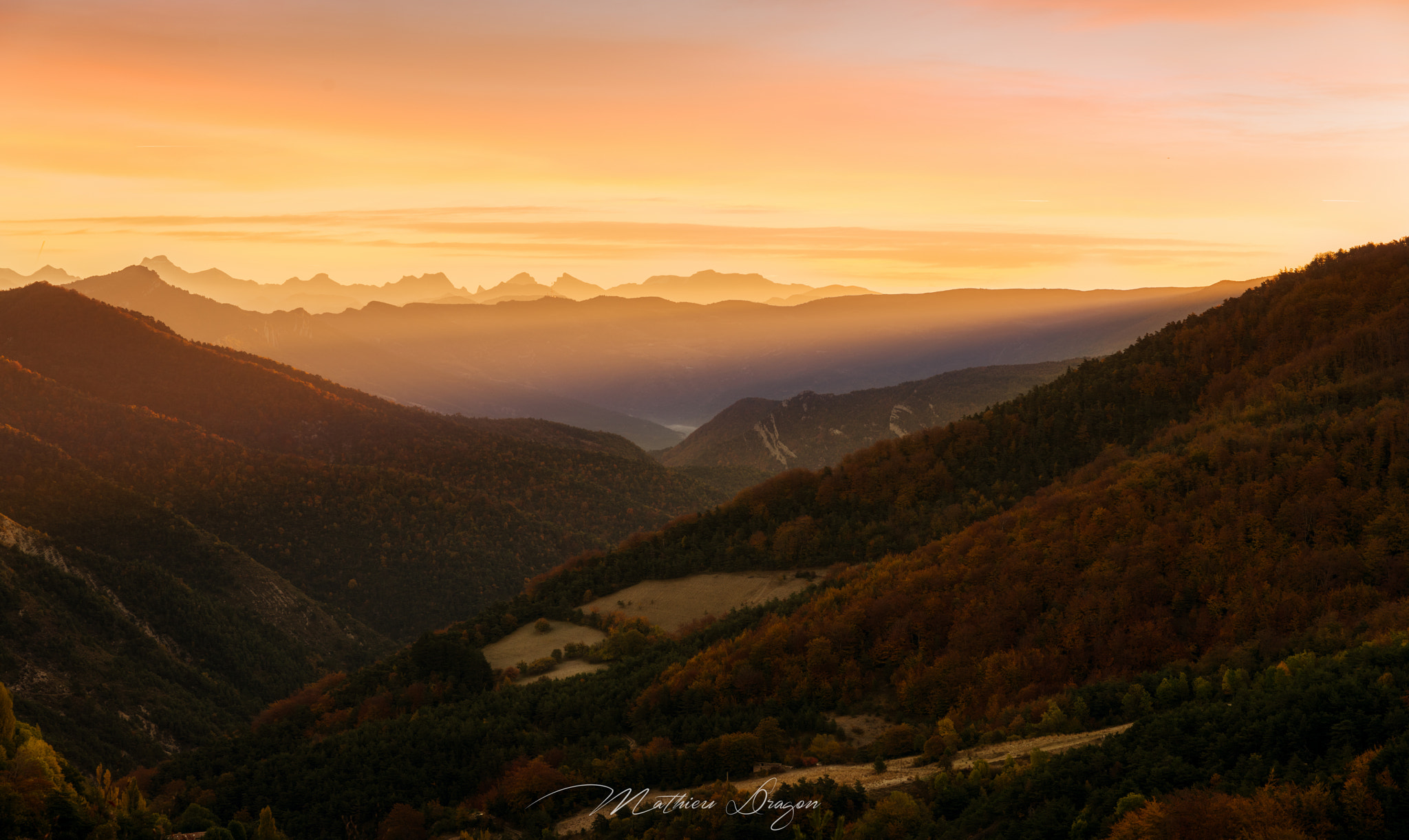 Sigma 24-70mm F2.8 EX DG HSM sample photo. Sunrise in vercors photography