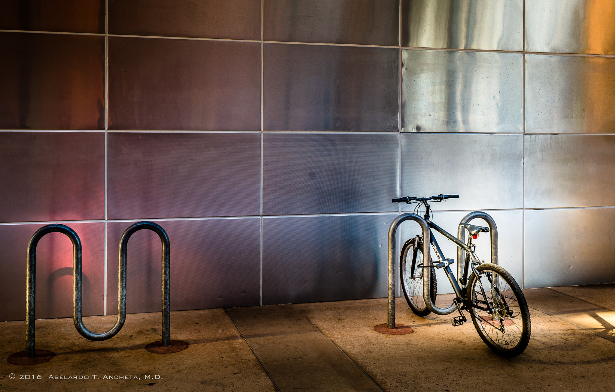 E 35mm F2 sample photo. Bicycle photography