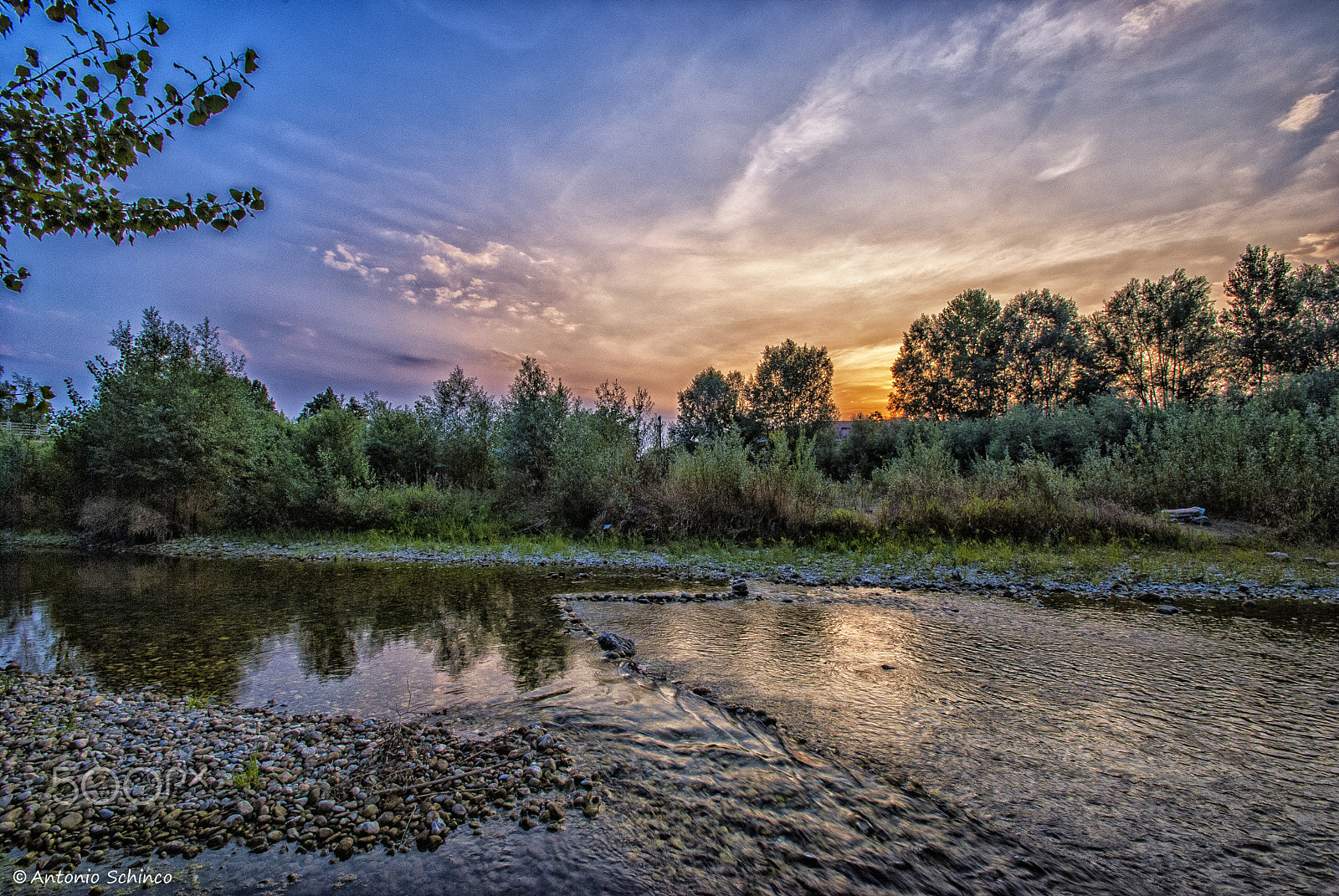 Nikon D80 sample photo. Sunset on the river photography