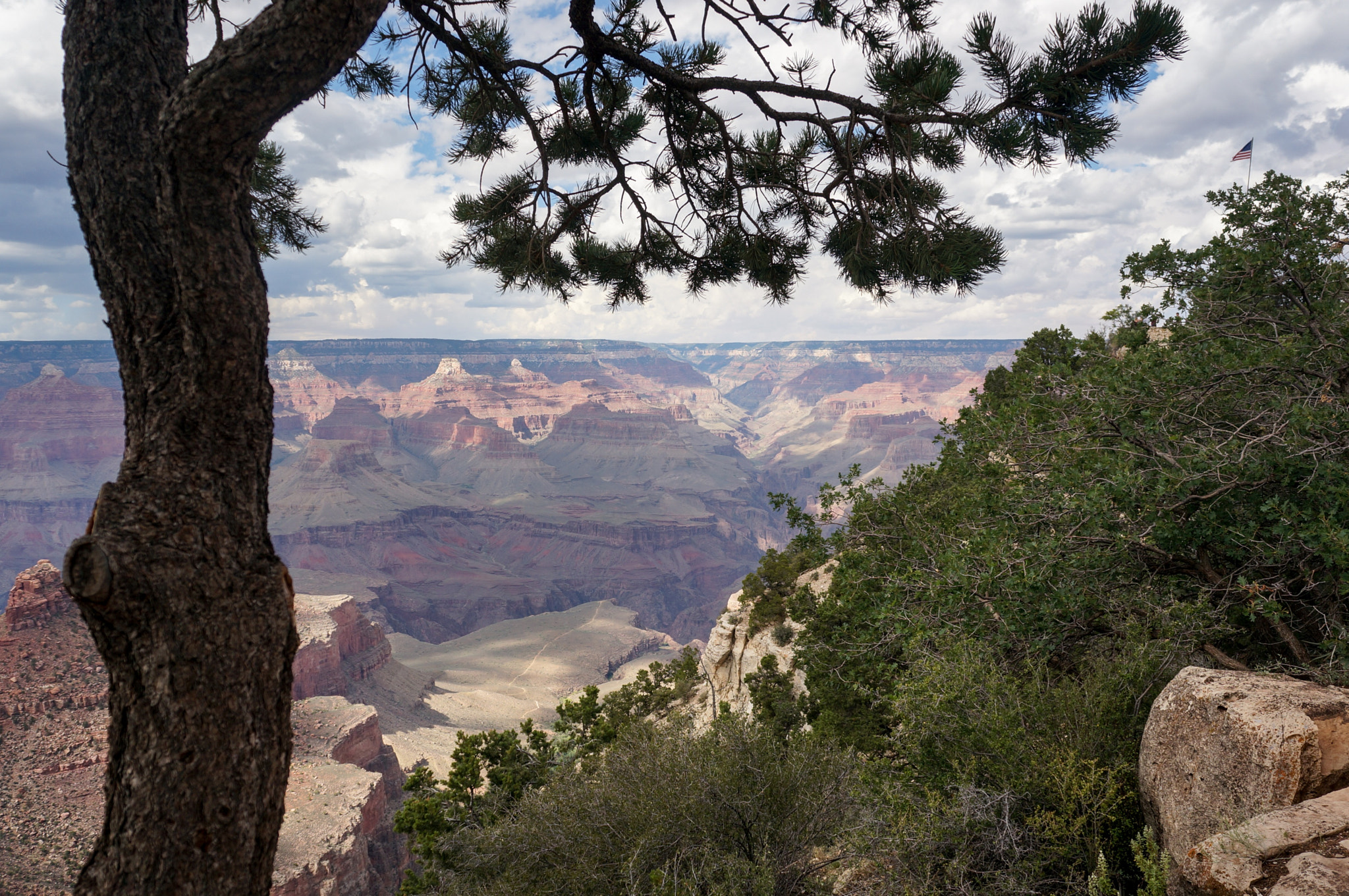 Sony Alpha NEX-6 + Sony E 18-55mm F3.5-5.6 OSS sample photo. Grand canyon top view photography