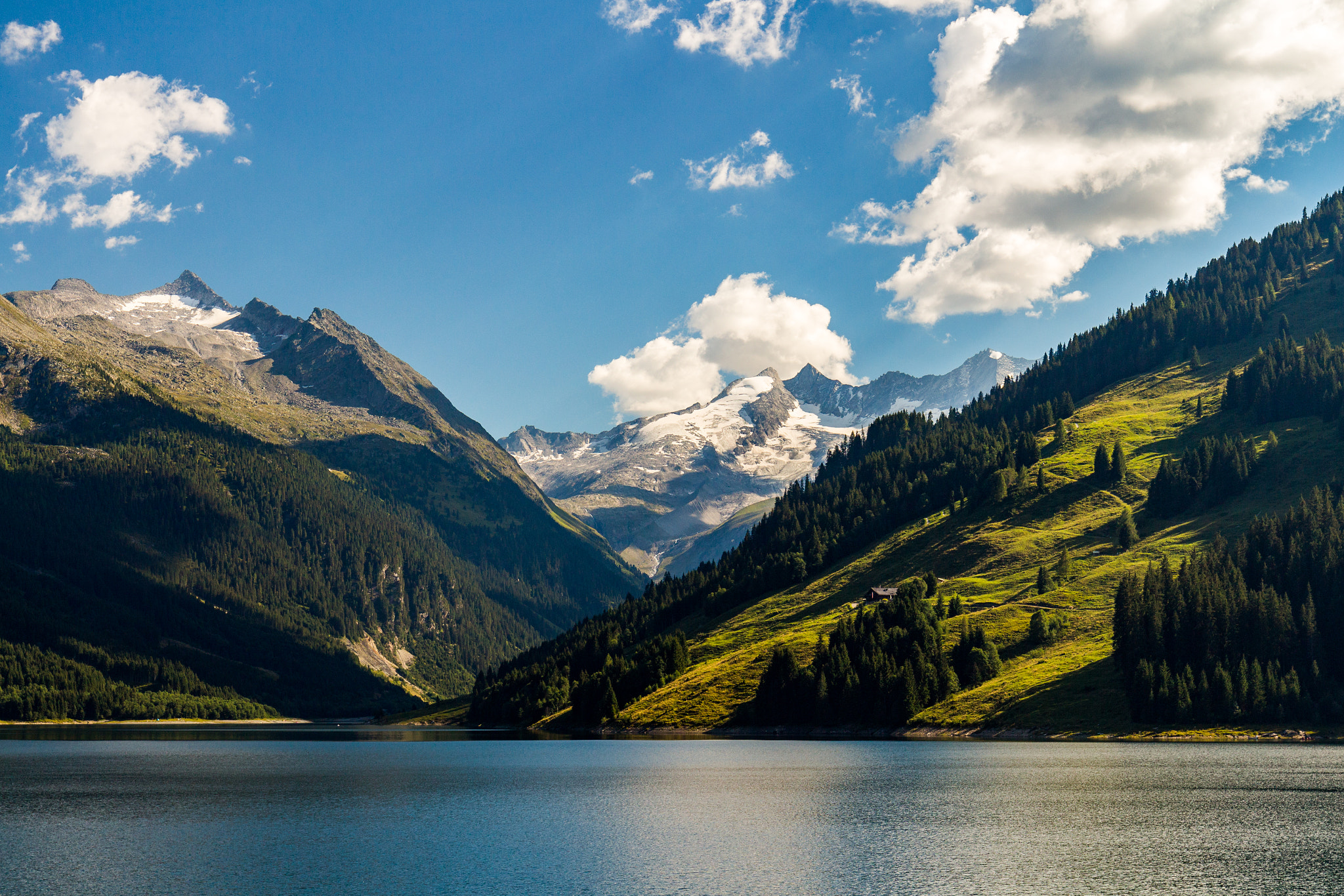 Canon EF 16-35mm F4L IS USM sample photo. Durlassboden lake in the austrian alps photography