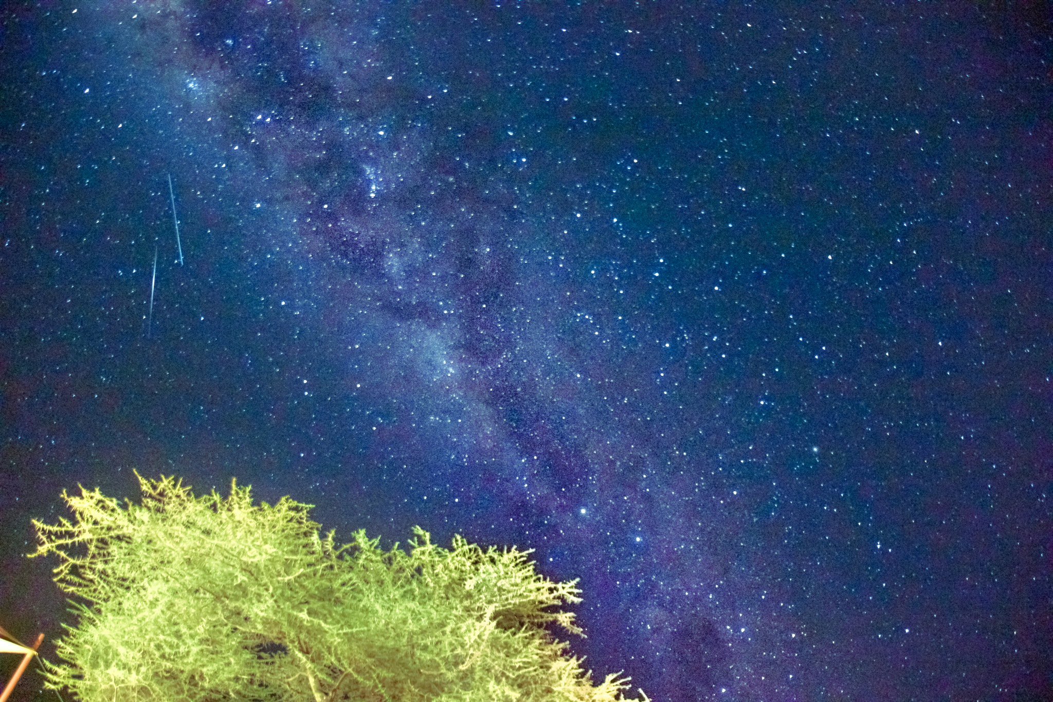 Canon EOS 550D (EOS Rebel T2i / EOS Kiss X4) sample photo. Meteor shower photography