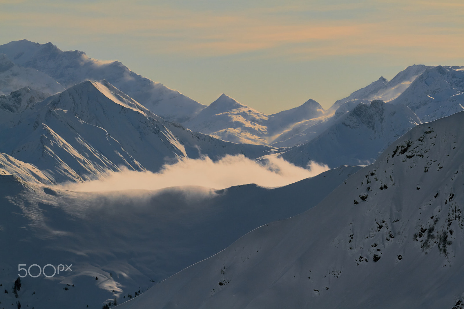 Canon EF 70-200mm F4L IS USM sample photo. Winter's tale in saalbach photography