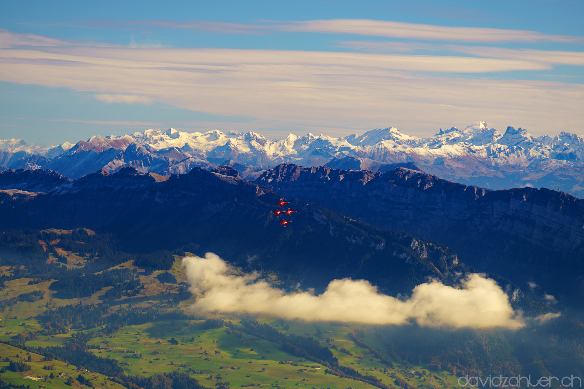 Sony a7R II + Sony Sonnar T* 135mm F1.8 ZA sample photo. Patrouille suisse photography