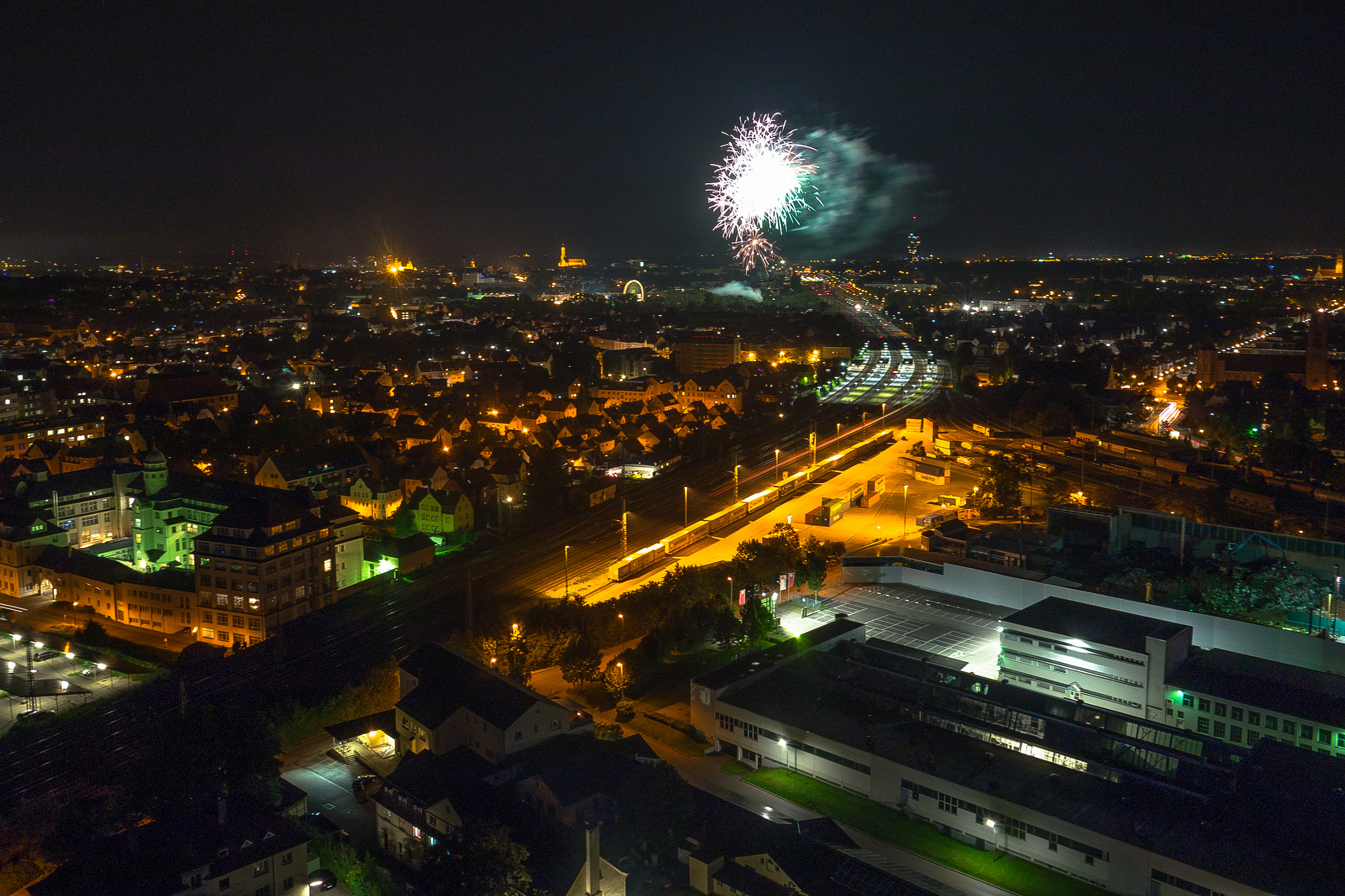 Panasonic Lumix DMC-G5 sample photo. Plärrerfeuerwerk photography