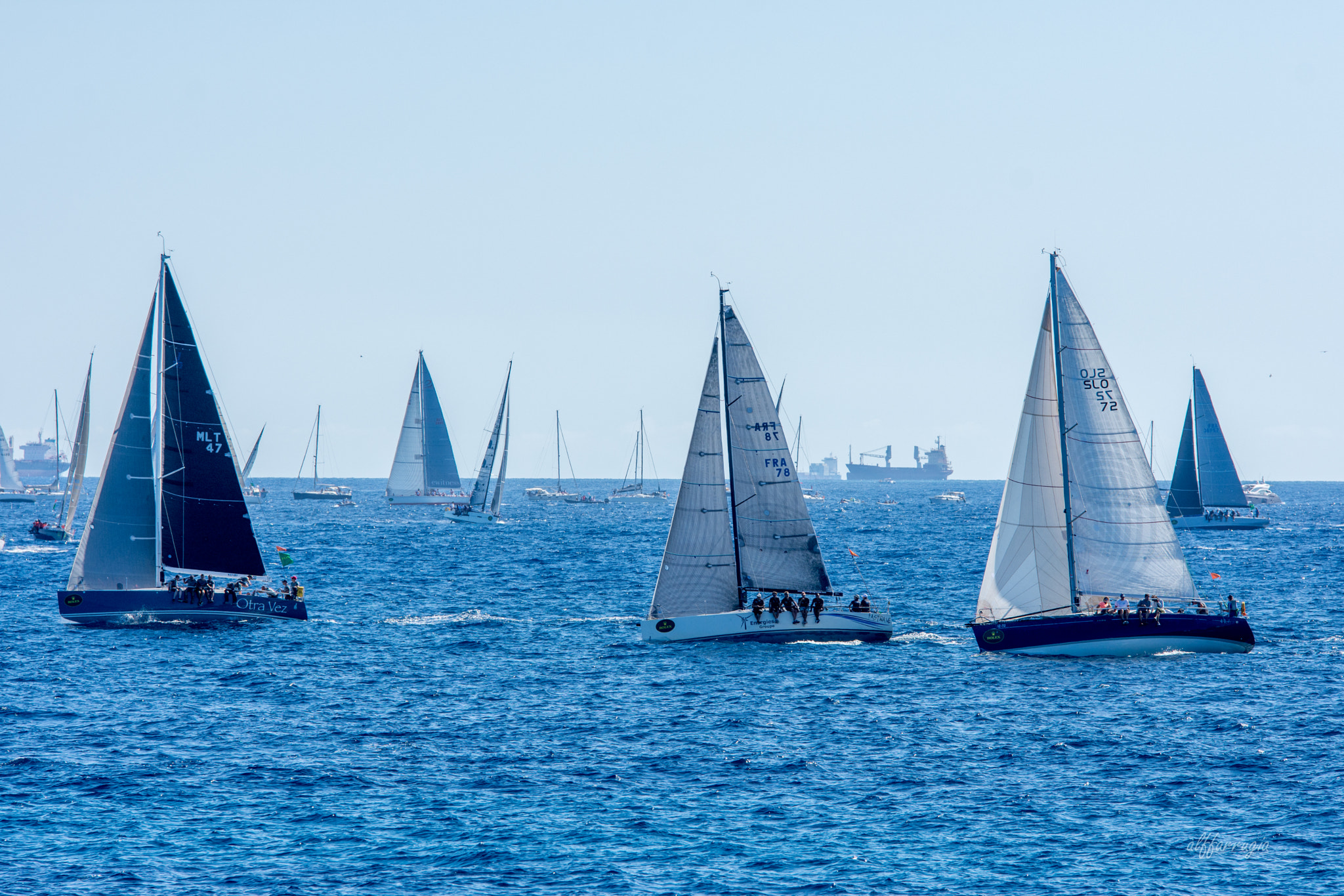 Sigma 70-200mm F2.8 EX DG OS HSM sample photo. Rolex middlesea race 22 oct 2016 (malta) photography