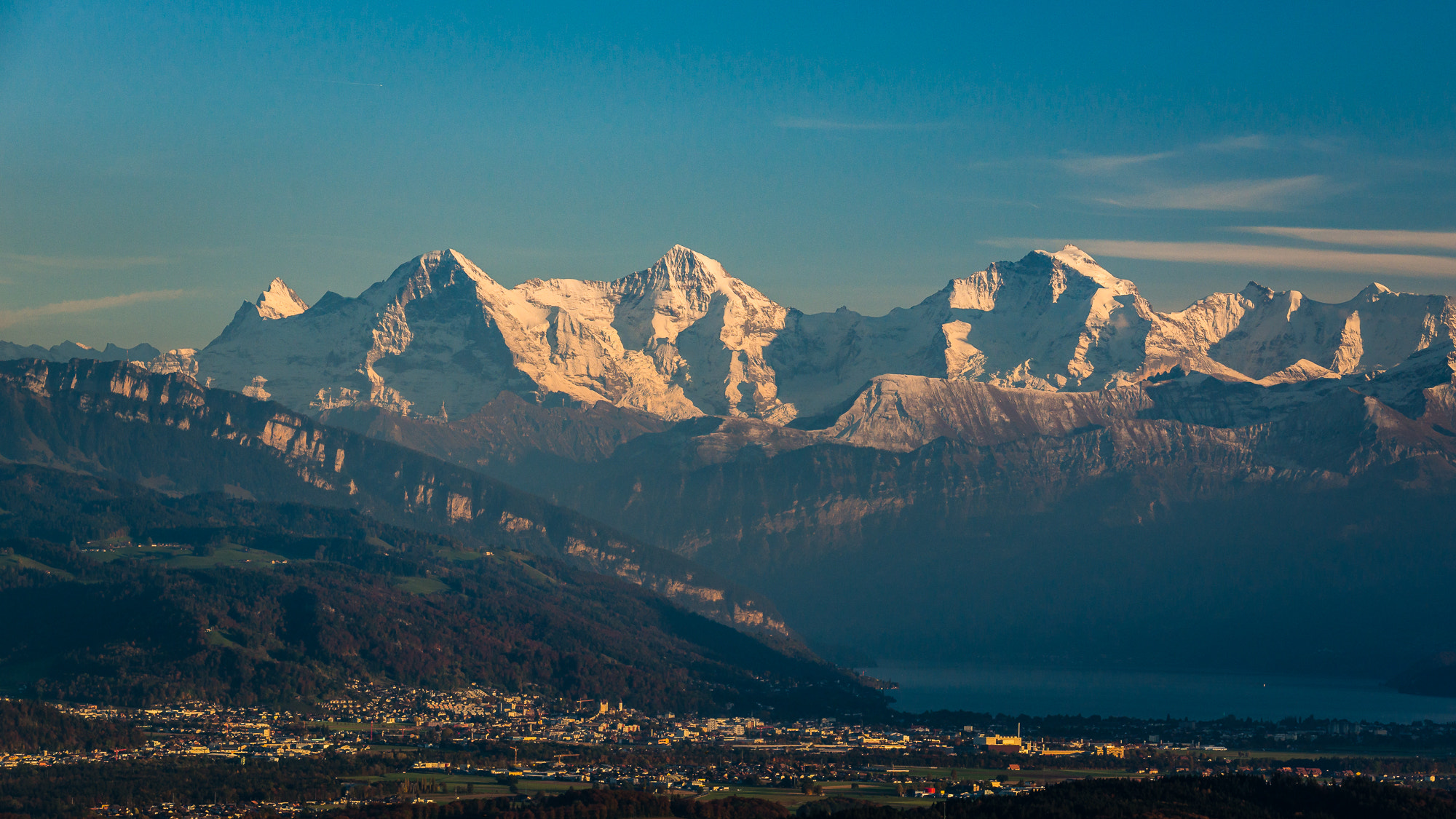 Sony a99 II + Minolta/Sony AF 70-200mm F2.8 G sample photo. Thun und berner alpen photography