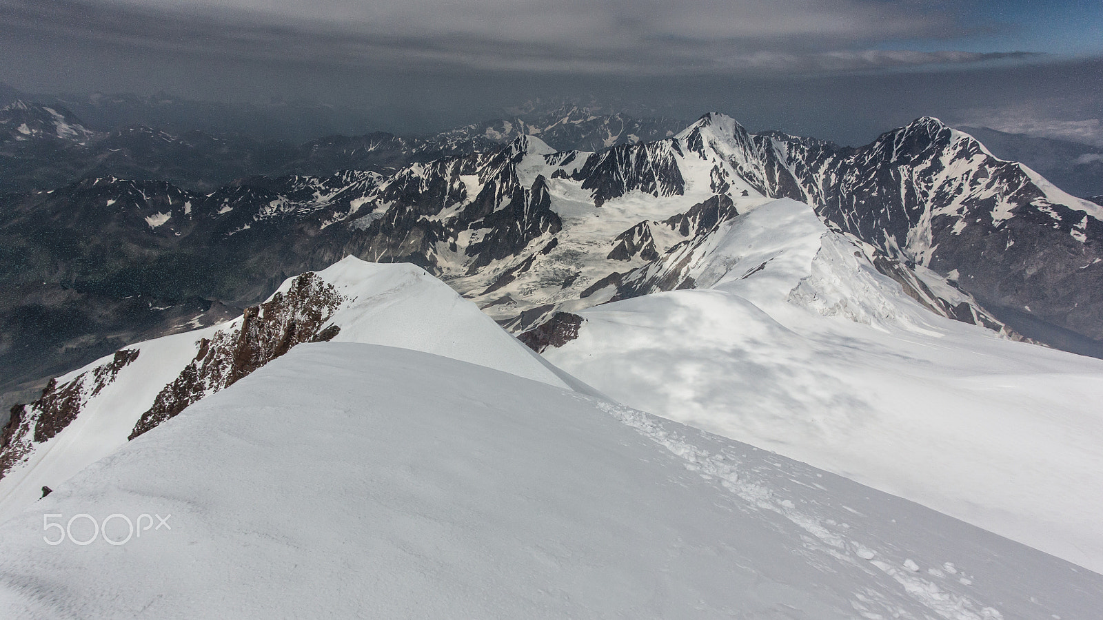 Nikon 1 Nikkor AW 11-27.5mm F3.5-5.6 sample photo. On the slopes of mount kazbek photography