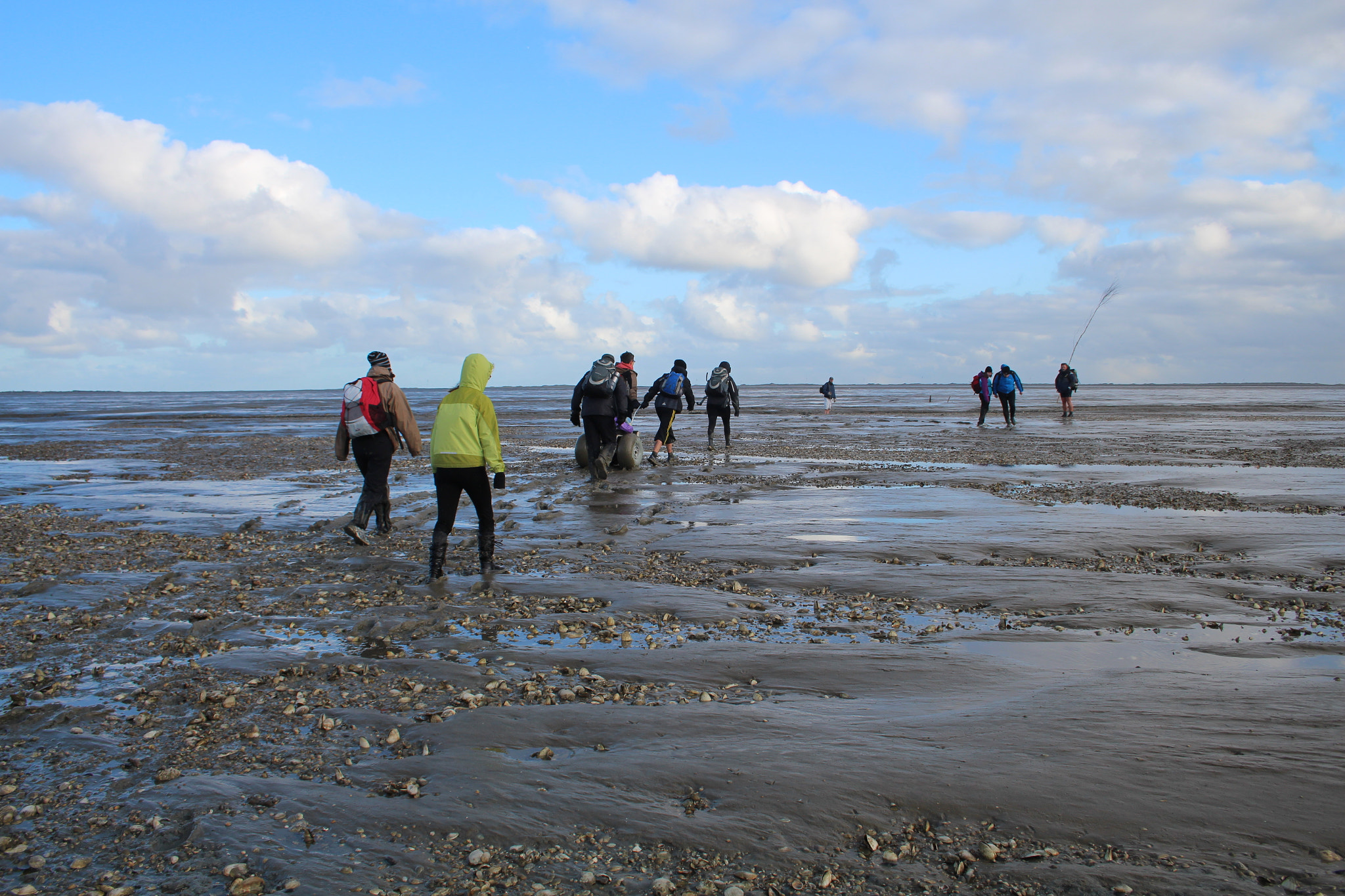 Canon EF-S 18-55mm F3.5-5.6 II sample photo. Wadden sea on way to spiekeroog photography