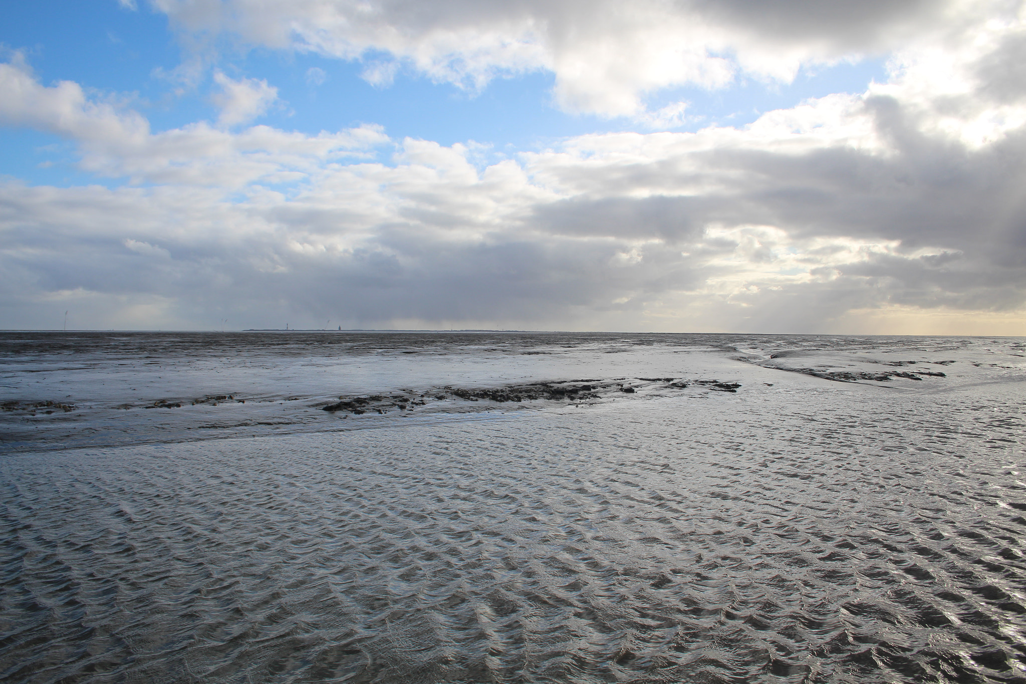 Canon EF-S 18-55mm F3.5-5.6 II sample photo. Wadden sea on way to spiekeroog photography