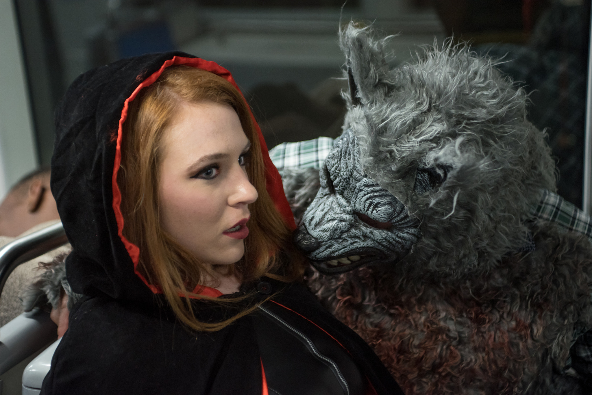 Nikon D750 + Sigma 24-70mm F2.8 EX DG Macro sample photo. Riding hood and the werewolf photography