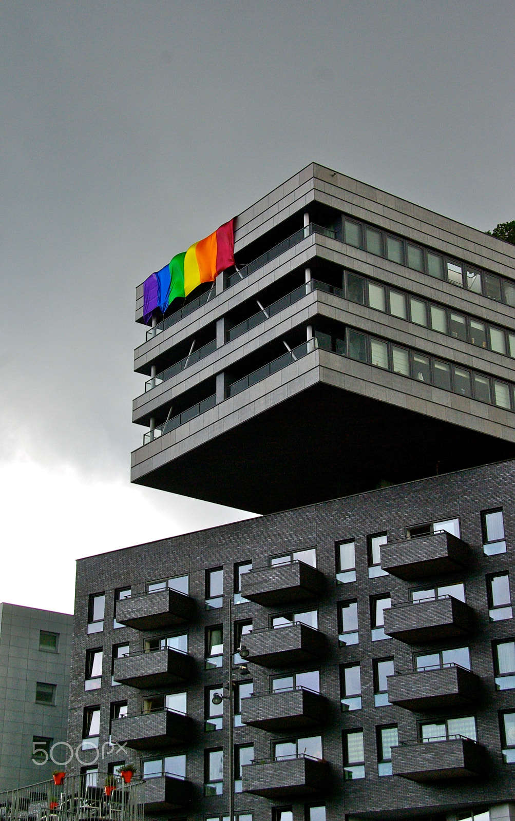 Pentax K10D sample photo. Pride flag photography