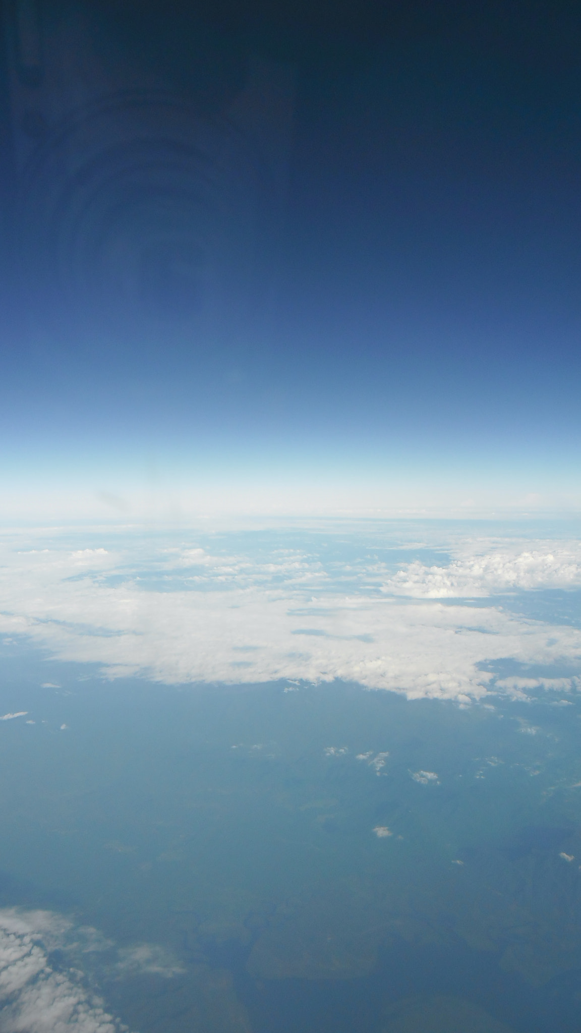 Samsung ES80/ ES81 sample photo. Sky from the plane photography