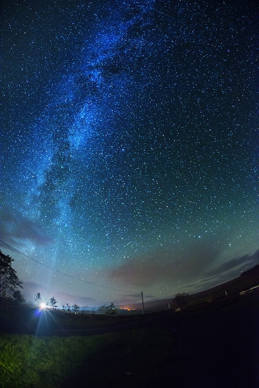 Nikon D800 + Sigma 15mm F2.8 EX DG Diagonal Fisheye sample photo. Milky way photography