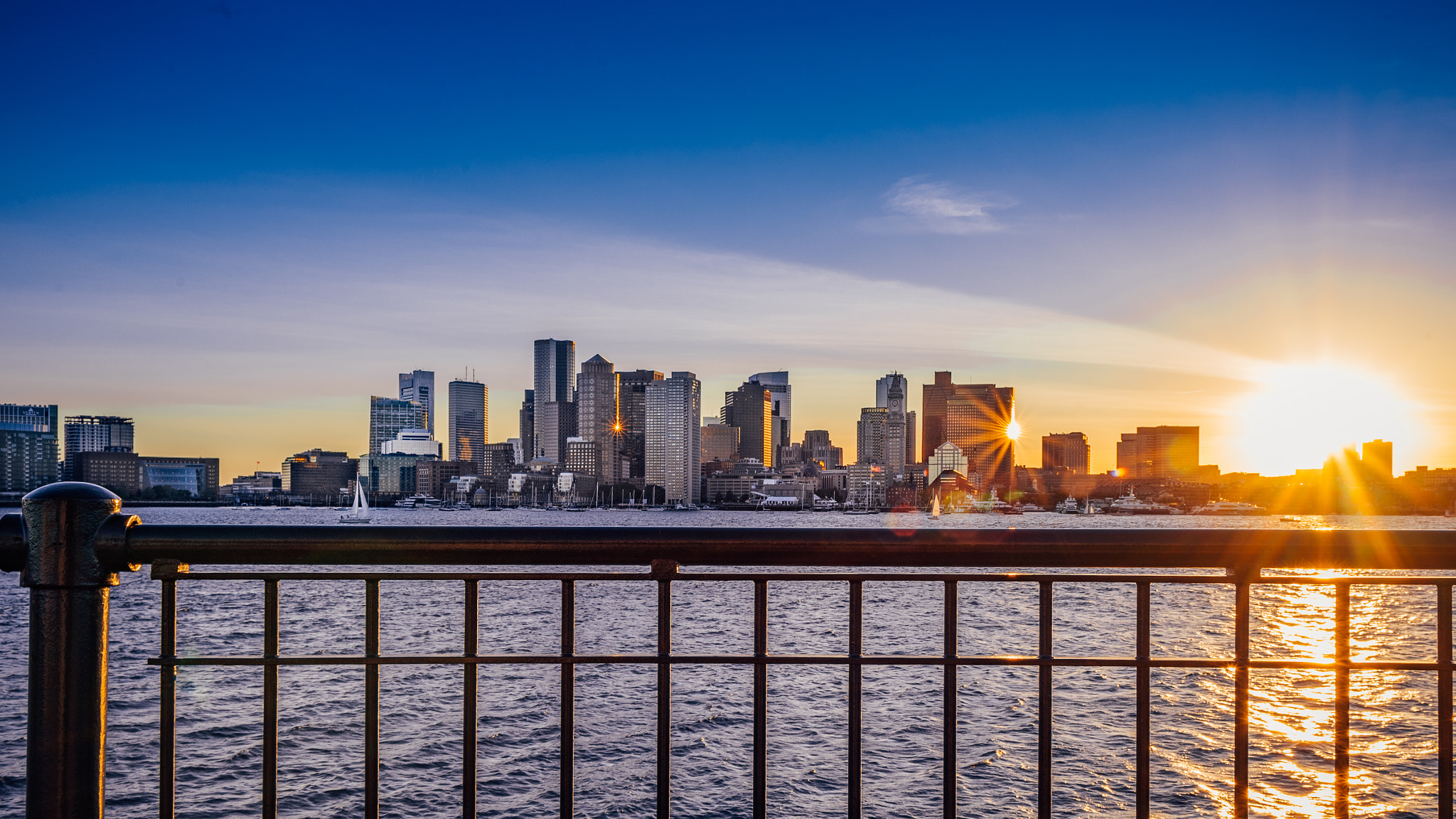 Nikon D750 + Nikon AF Nikkor 24mm F2.8D sample photo. Piers park boston photography