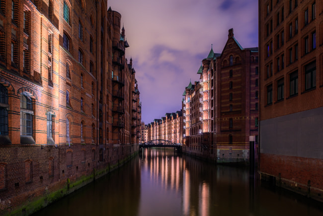 Nikon D810 + Nikon PC-E Nikkor 24mm F3.5D ED Tilt-Shift sample photo. The lonely canal photography