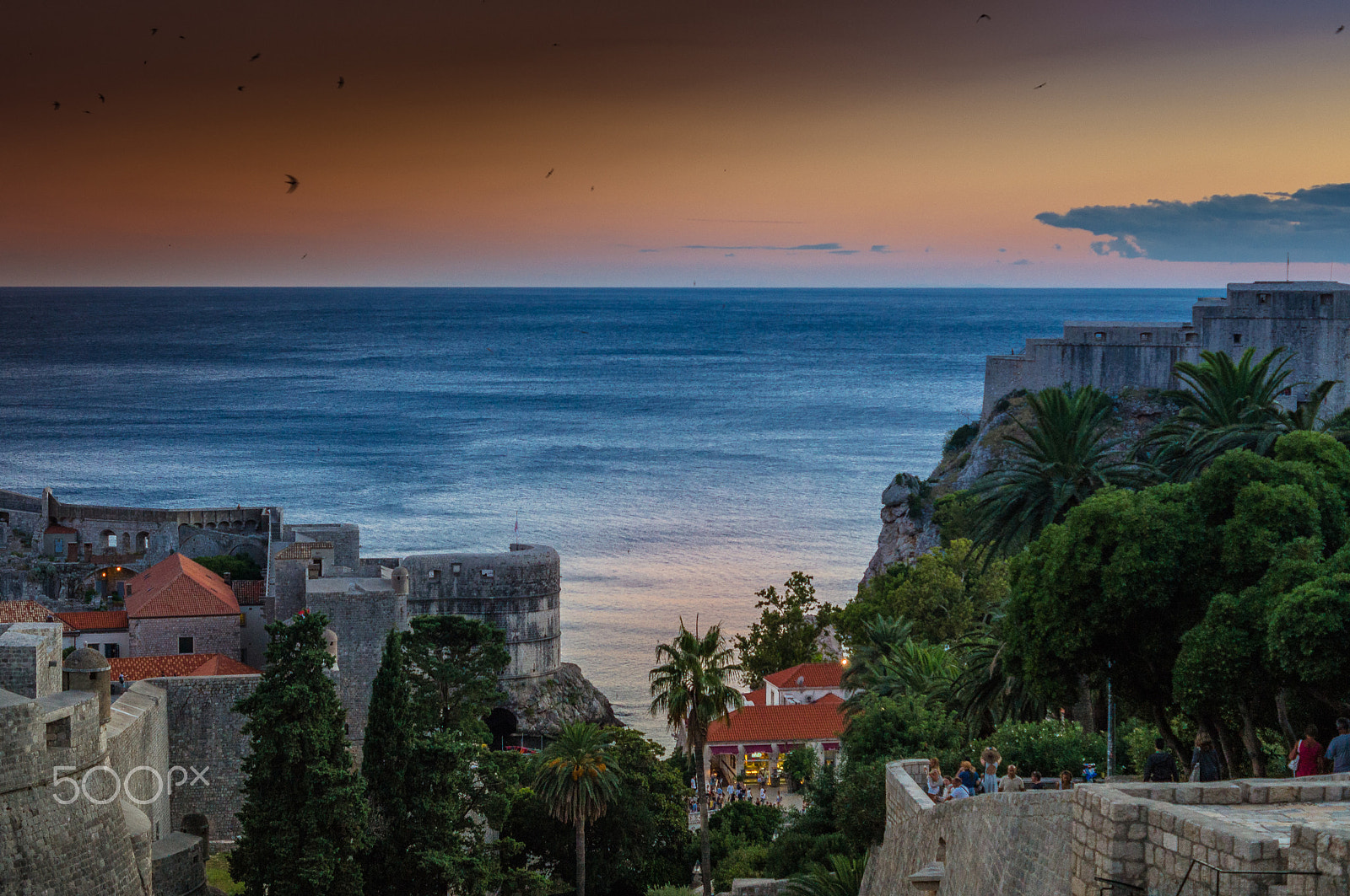 Sony SLT-A35 + Sony DT 50mm F1.8 SAM sample photo. Dubrovnik sunset photography