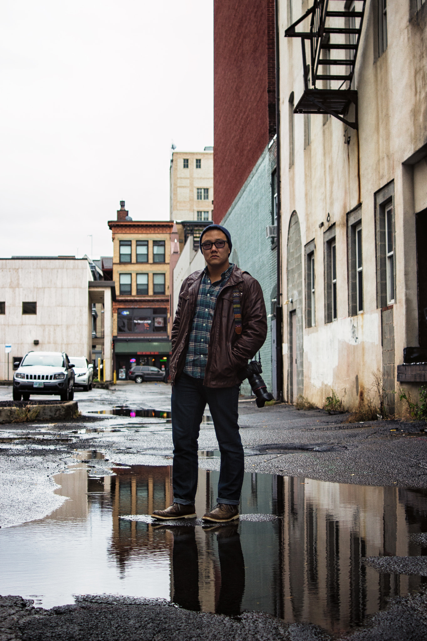 Canon EF 28-80mm f/3.5-5.6 USM sample photo. Rainy scranton photography