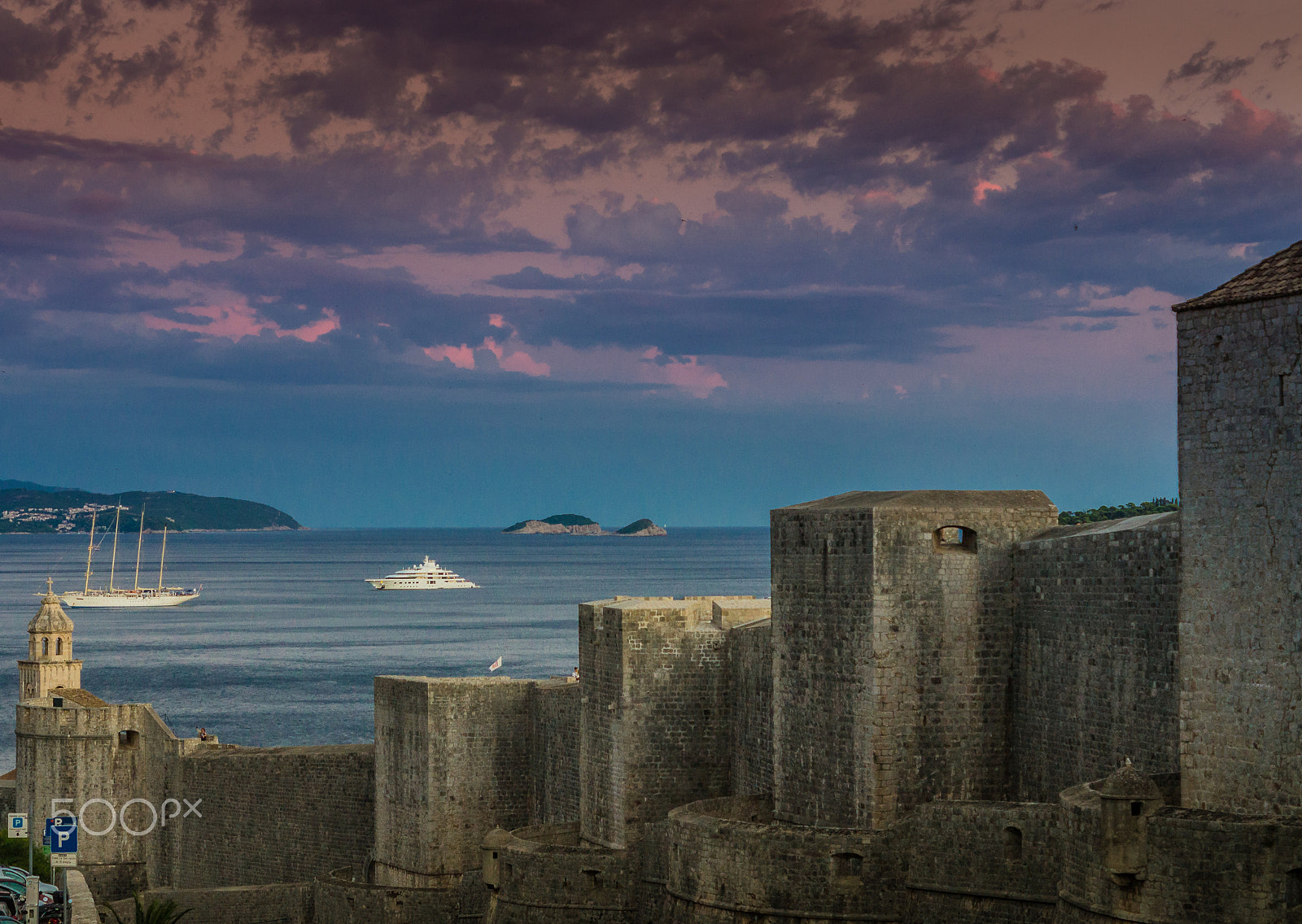 Sony SLT-A35 + Sony DT 50mm F1.8 SAM sample photo. Dubrovnik old town - sunset photography