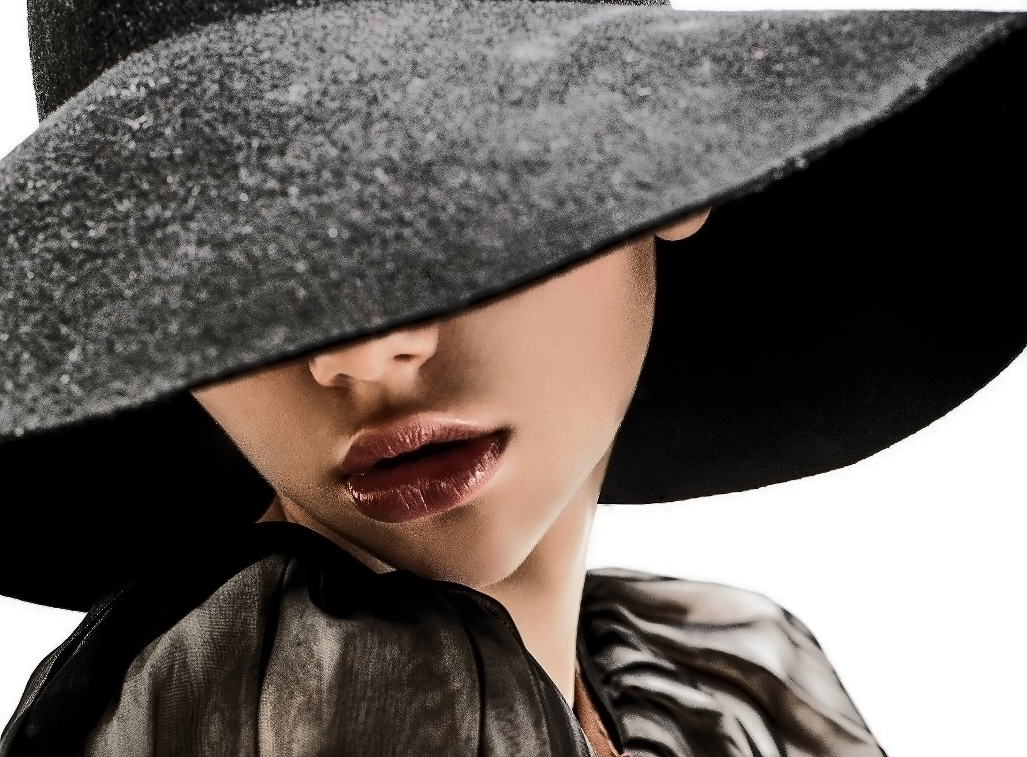 Nikon AF Nikkor 50mm F1.4D sample photo. Girl in the black hat photography
