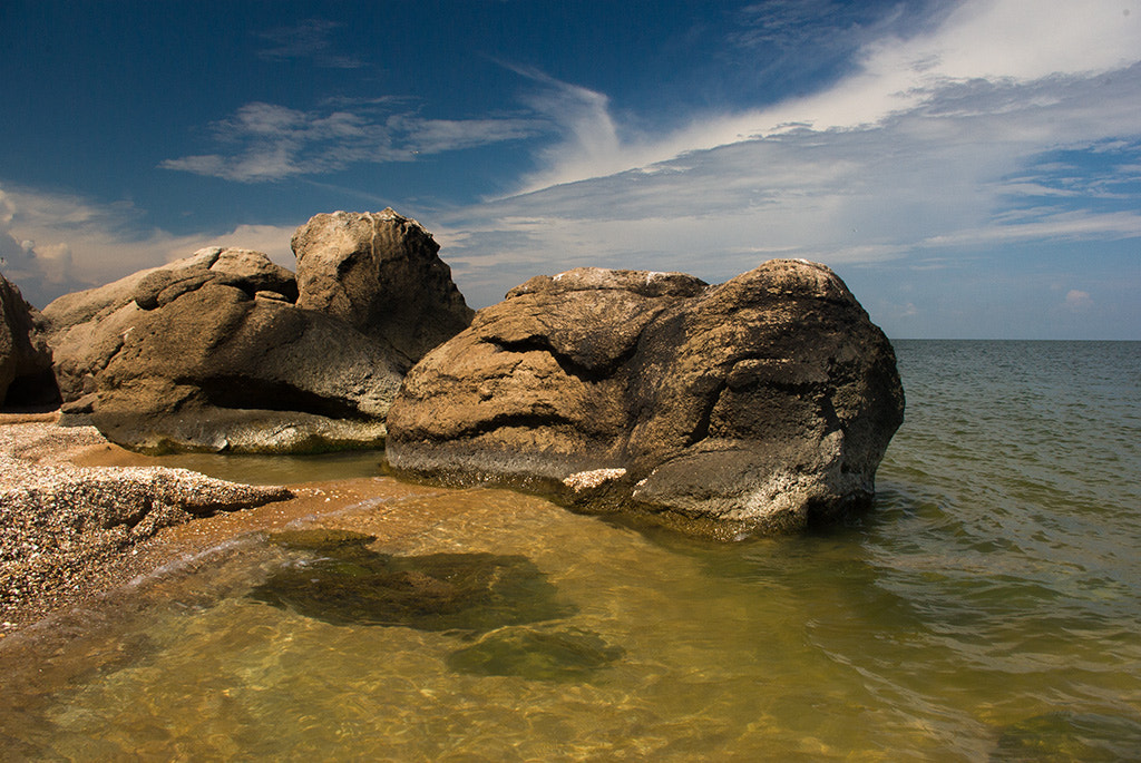 Pentax K10D sample photo. Stones. photography