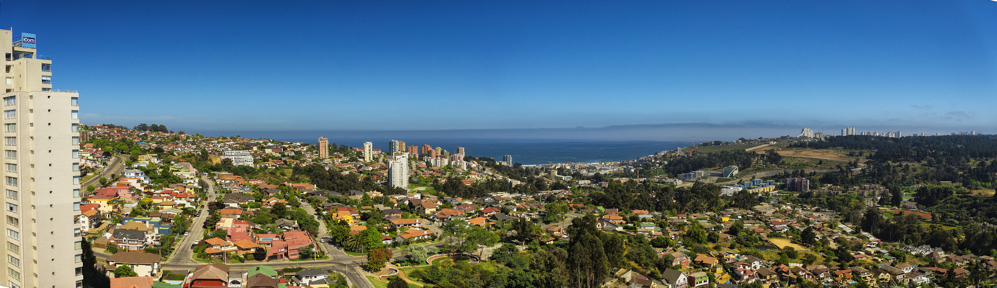 E 18-50mm F4-5.6 sample photo. Panoramic reñaca alto photography
