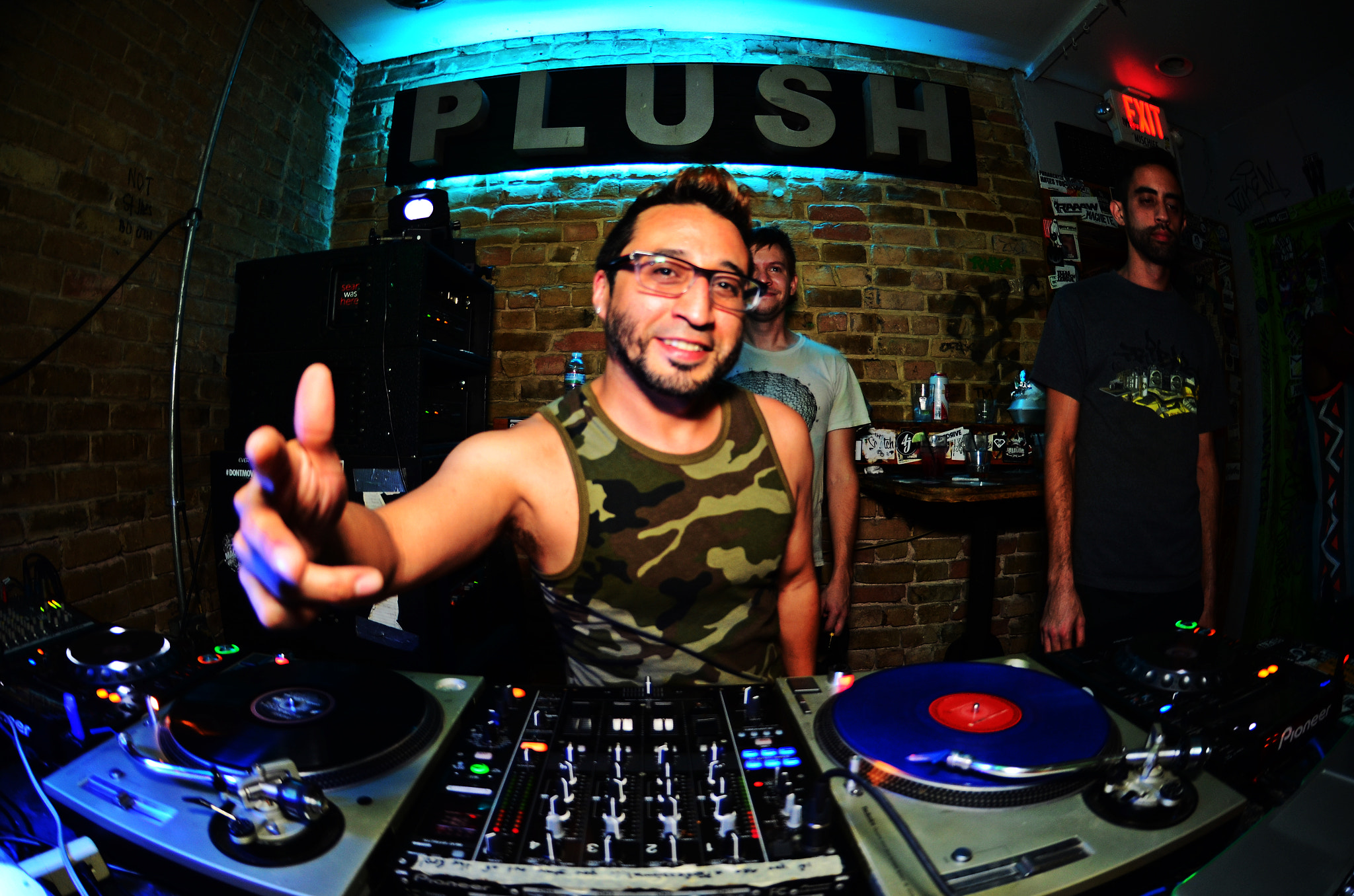 Nikon AF DX Fisheye-Nikkor 10.5mm F2.8G ED sample photo. Dj 4eleven at plush austin photography