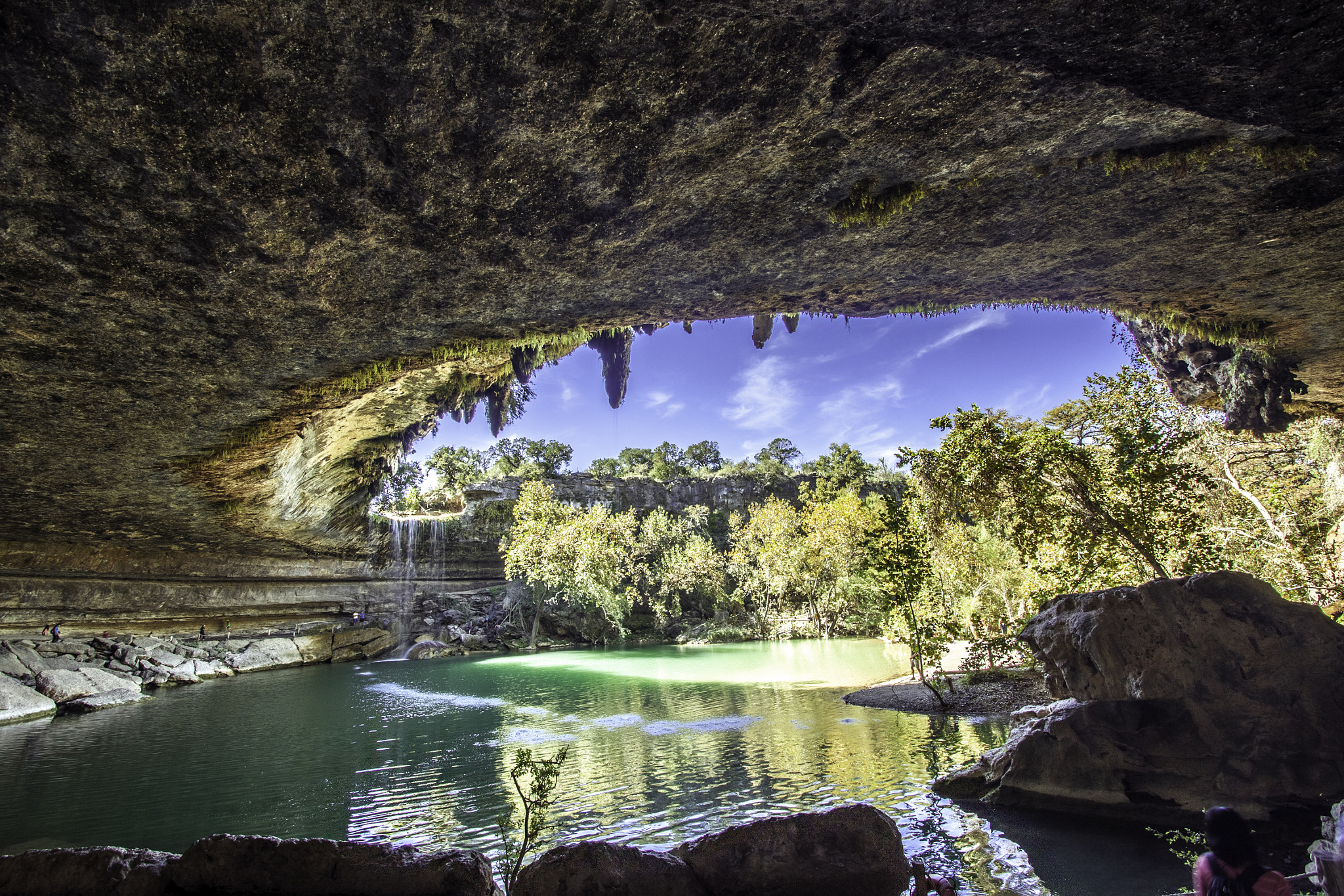 Canon EF-S 10-22mm F3.5-4.5 USM sample photo. Hamilton pool photography