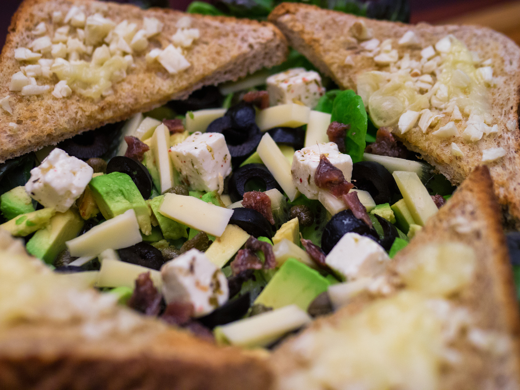 Panasonic Lumix DMC-GX1 + Panasonic Leica DG Summilux 25mm F1.4 II ASPH sample photo. Homemade salad photography